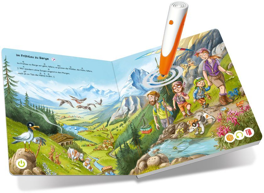 Ravensburger Kinderbuch tiptoi® Meine schönsten Lieder für unterwegs, Made in Europe