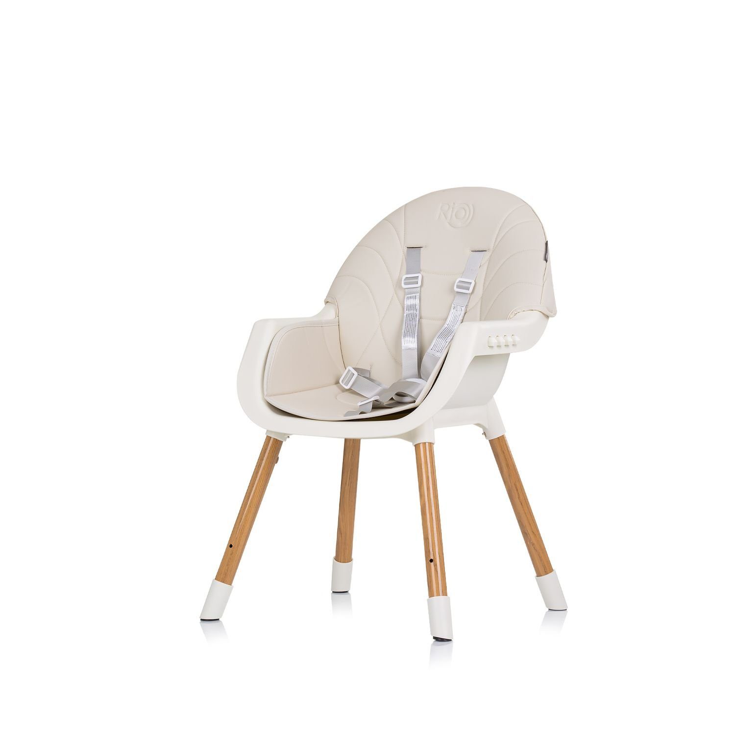Chipolino Kombihochstuhl Kinderhochstuhl Rio 2 in 1, Kinderstuhl rutschfeste Beine 5-Punkt-Gurt