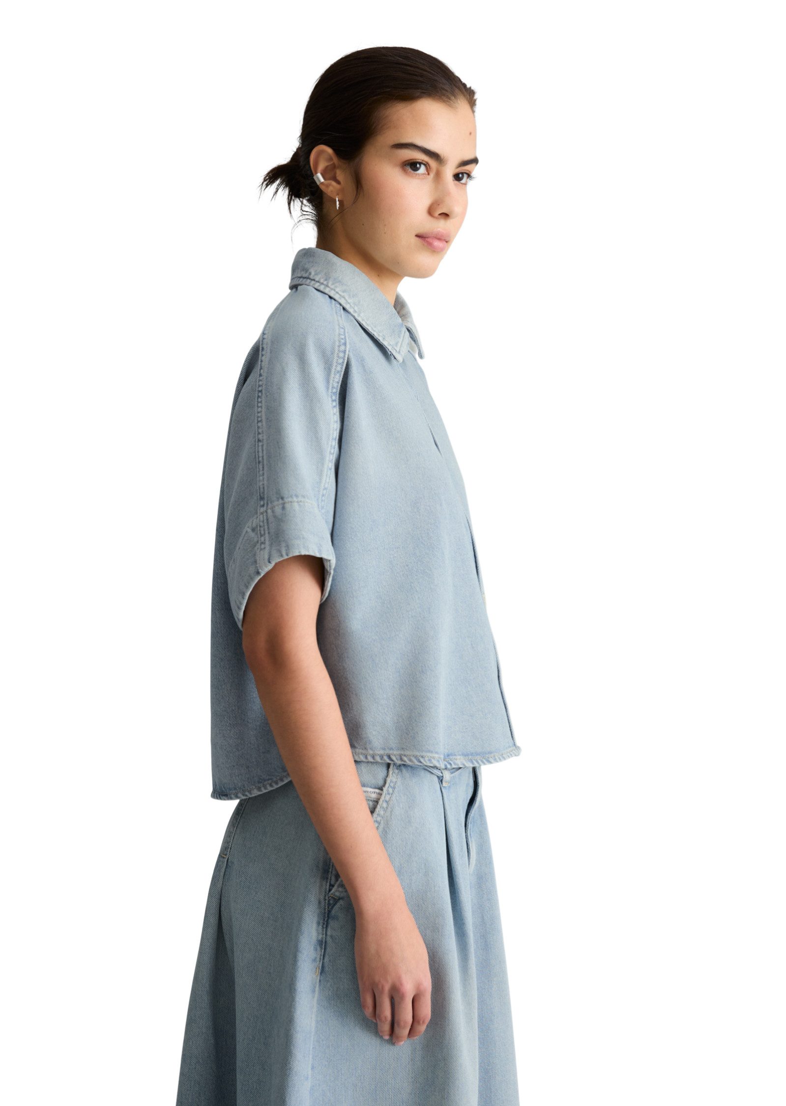 Marc O'Polo DENIM Jeansbluse aus reiner Baumwolle – Bild 2 von 5
