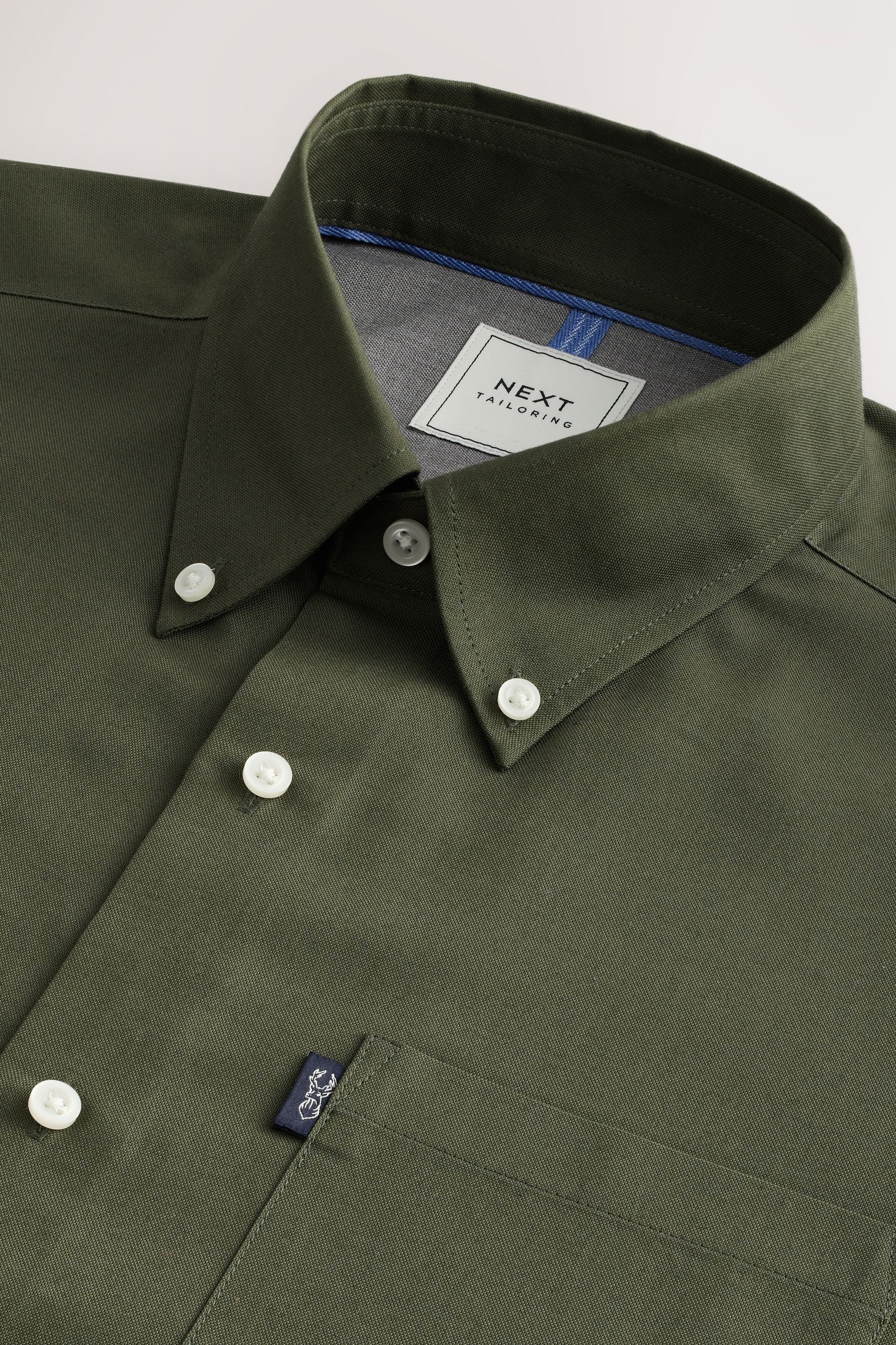 Next Kurzarmhemd Bügelleichtes Button-down-Oxfordhemd, Kurzarm (1-tlg) günstig online kaufen