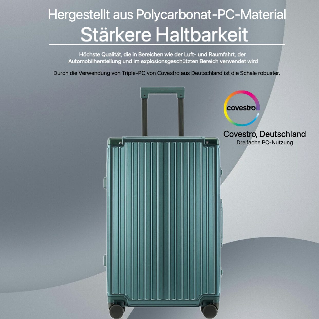 Super Solu Hartschalen-Trolley Alu-Rahmen Hartschalenkoffer aus günstig online kaufen