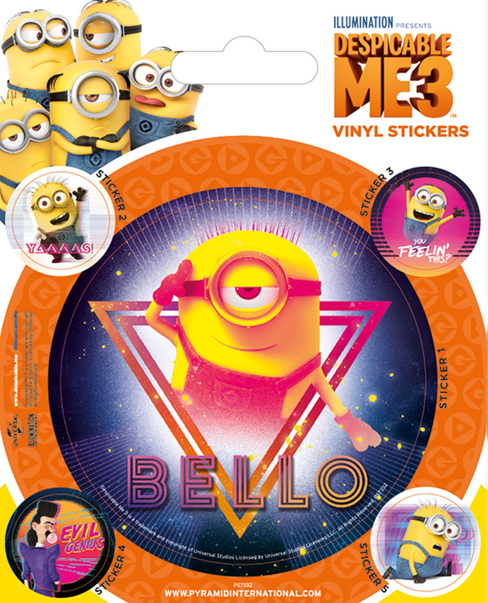 Sticker Despicable Me - Sticker-Sets - 3 - 80's Vibe