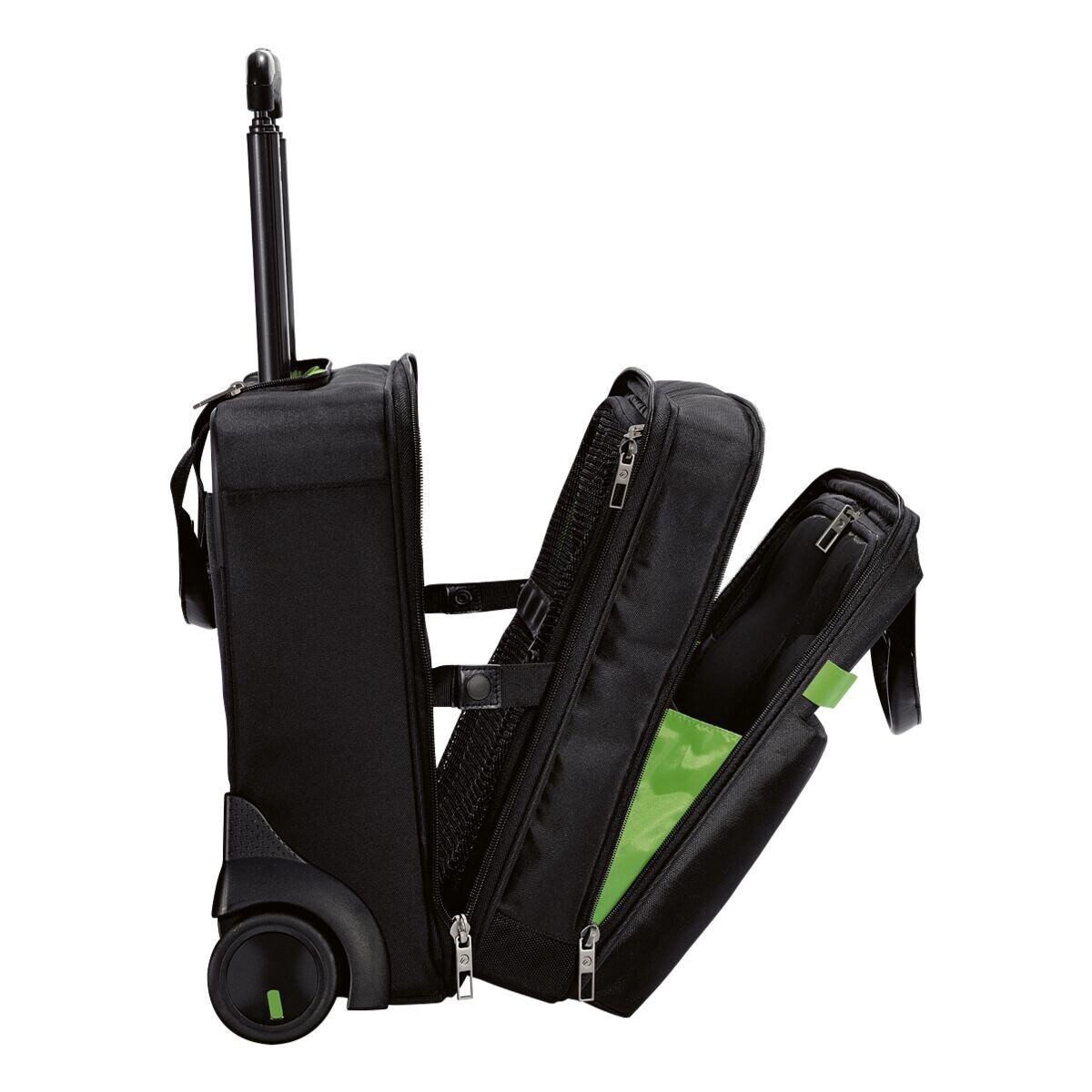 LEITZ Business-Trolley Smart Traveller Complete, mit 17 Fächern, inkl. seitlichem Schirm-Fach