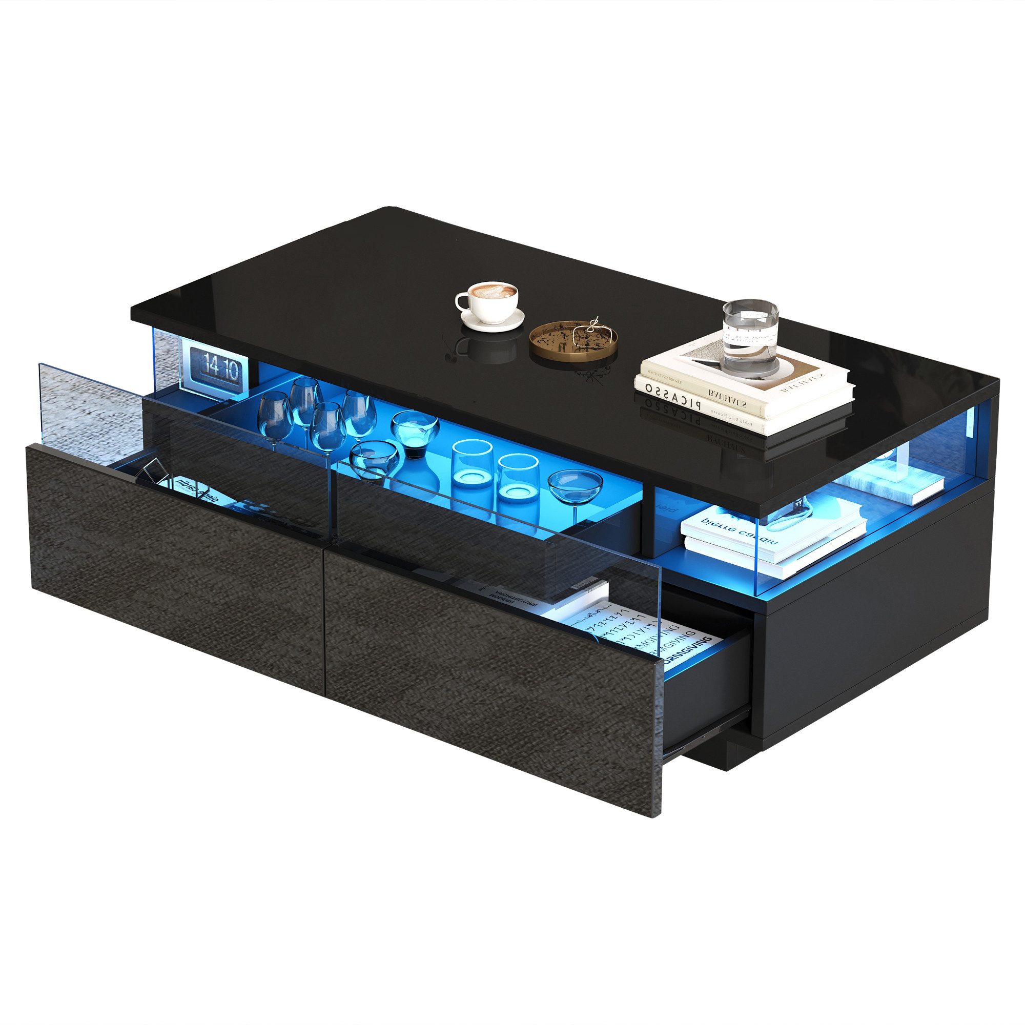 REDOM Couchtisch mit Rückprallschalter (Beistelltisch, Kaffeetisch, 1-St., günstig online kaufen