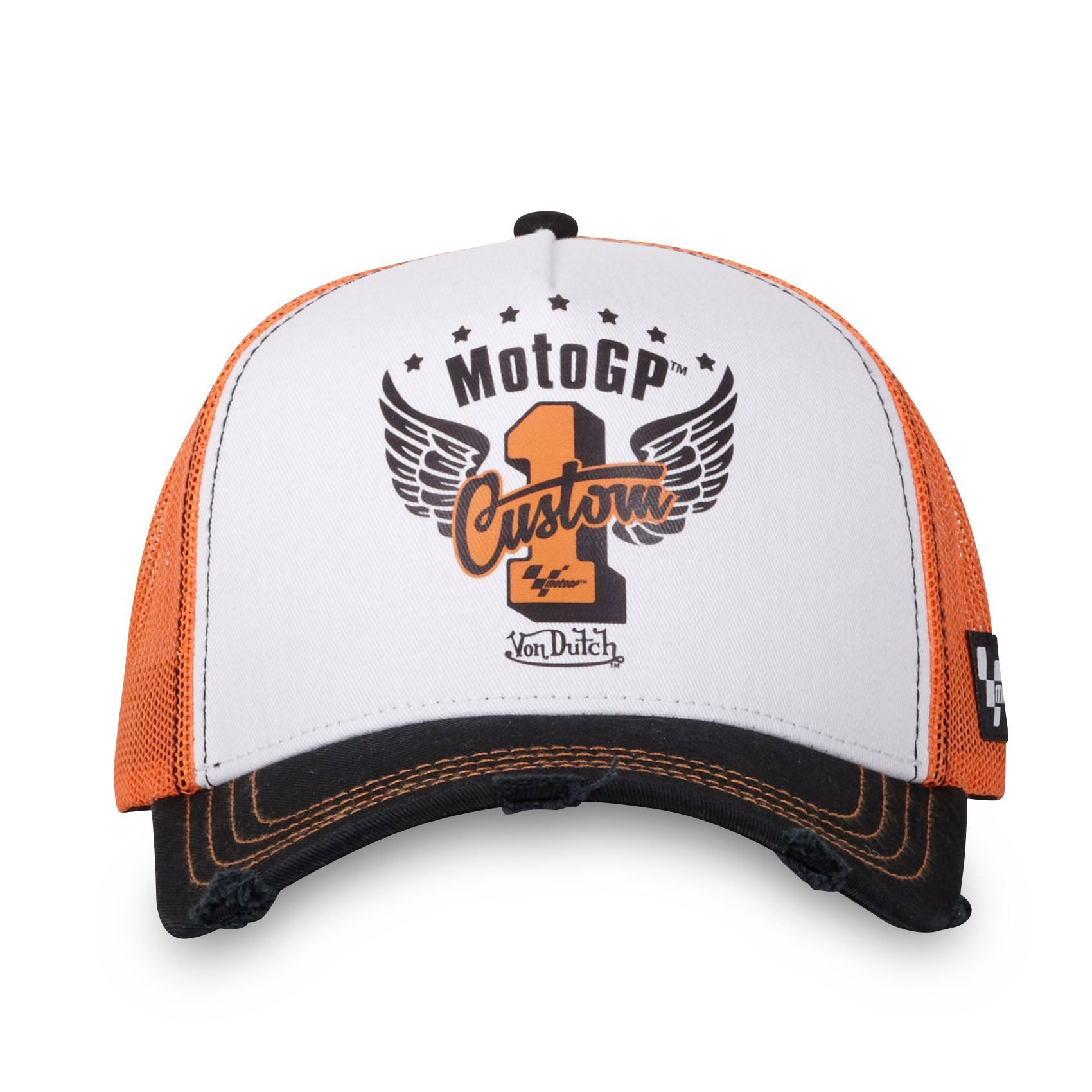 Von Dutch Trucker Cap Von Dutch Originals Trucker Cap - MOTO GP X VON DUTCH (Basecap, Basecap, Meshcap, Trucker Kappe) Used-Look