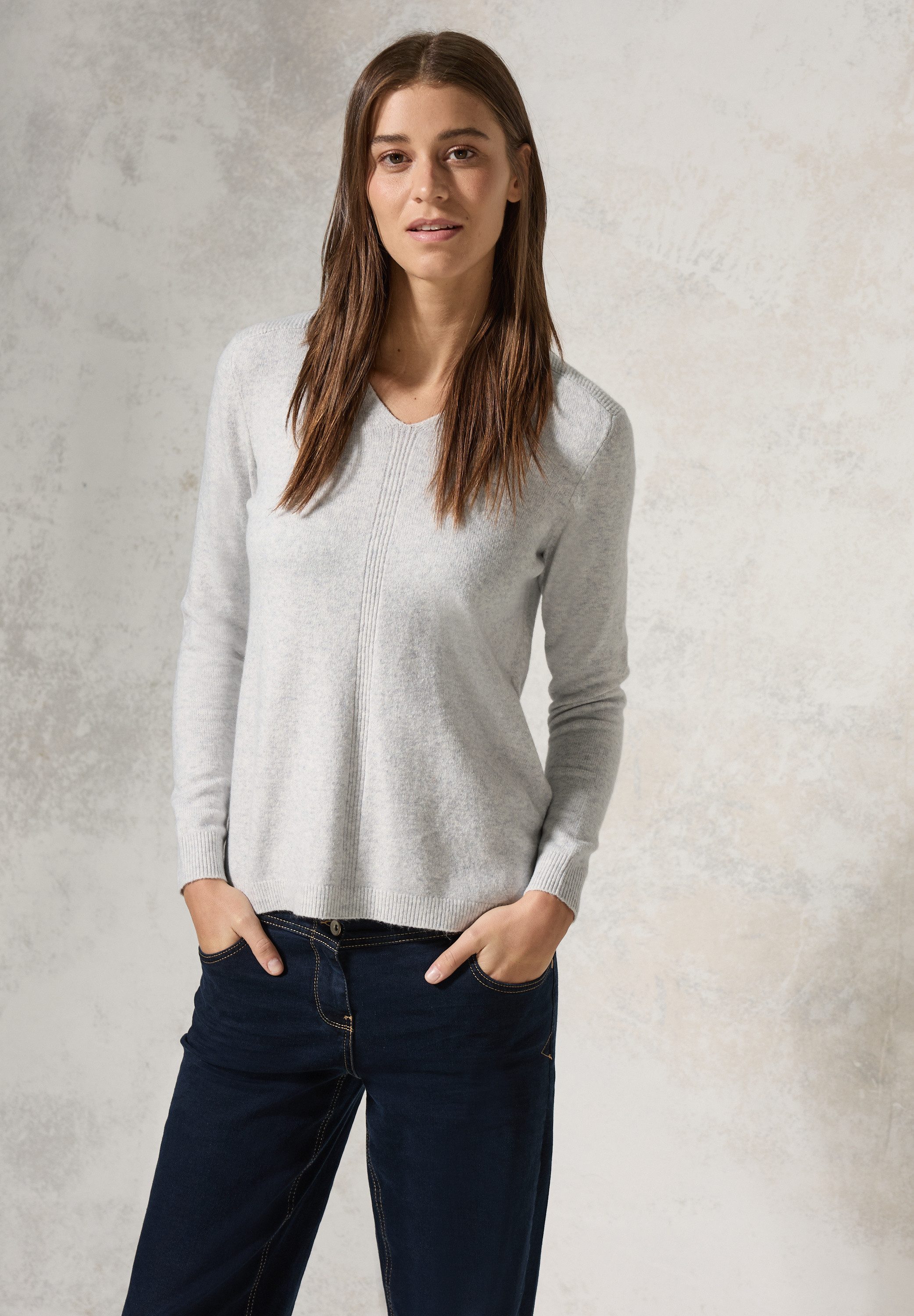 Cecil Strickpullover, mit Strick-Detail günstig online kaufen