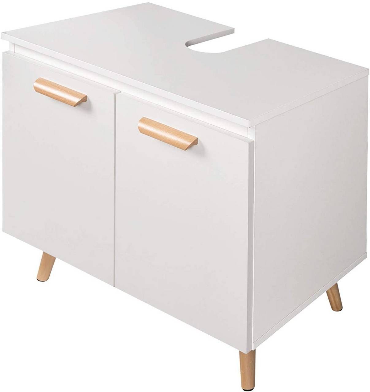 EUGAD Waschbeckenunterschrank Badschrank Unterschrank mit 2 günstig online kaufen