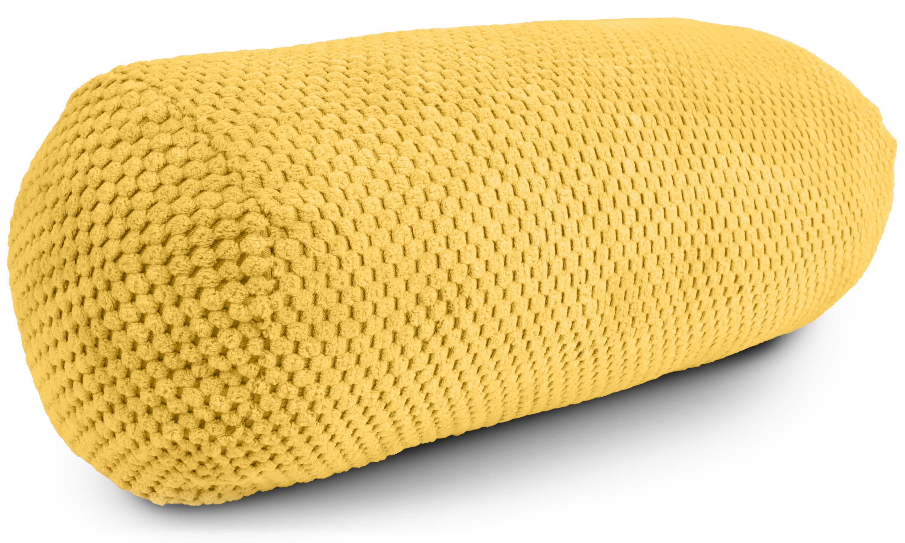 Amilian Nackenrolle 15x40 cm - Kissenrolle mit Bezug - ideal als Dekokissen - Nackenstütze, Kissen mit Bezug, Bettrolle mit abnehmbarem Bezug, Lagerungskissen - Sofakissen - Kissen