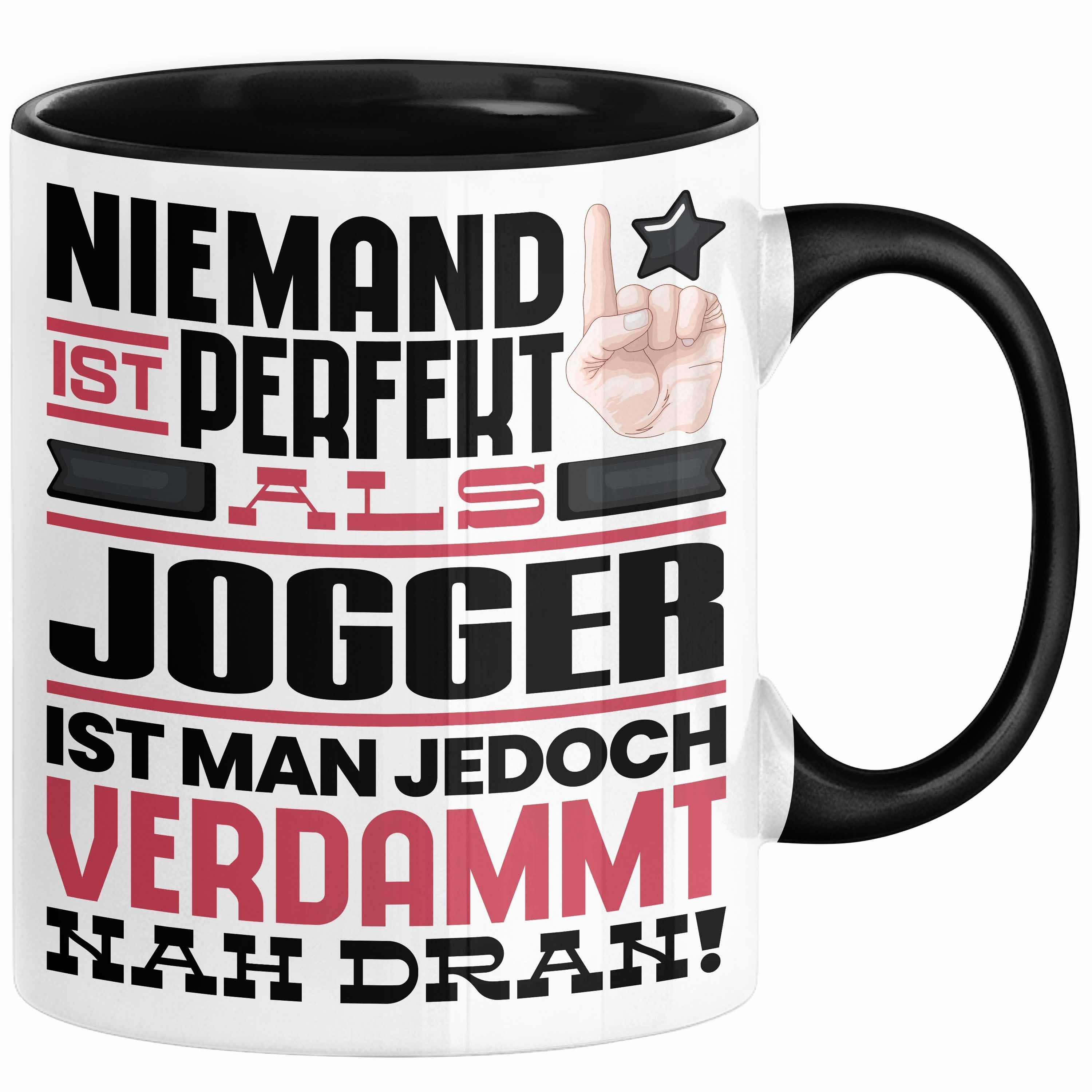 Trendation Tasse Jogger Geschenk Tasse Lustige Geschenkidee für Jogger