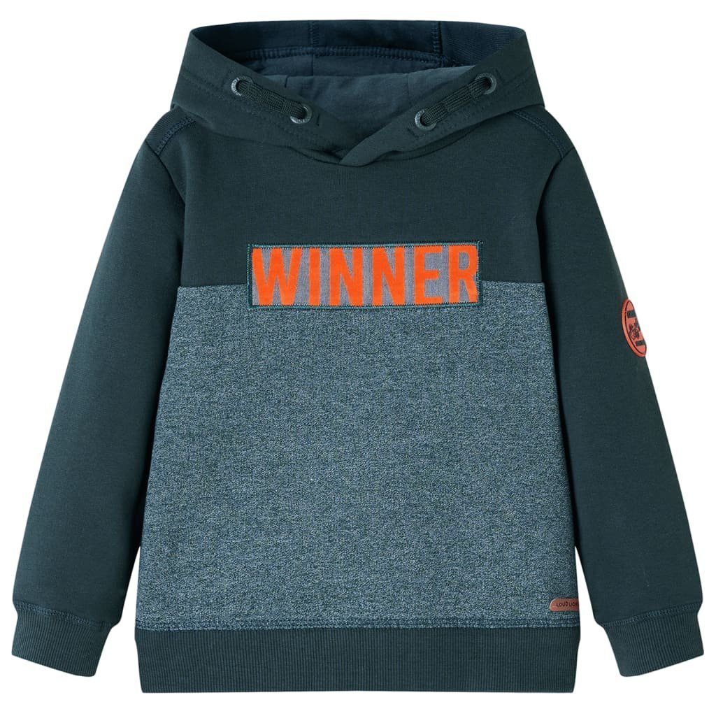 Kapuzenpullover Kinder-Kapuzenpullover Dunkelgrün 104