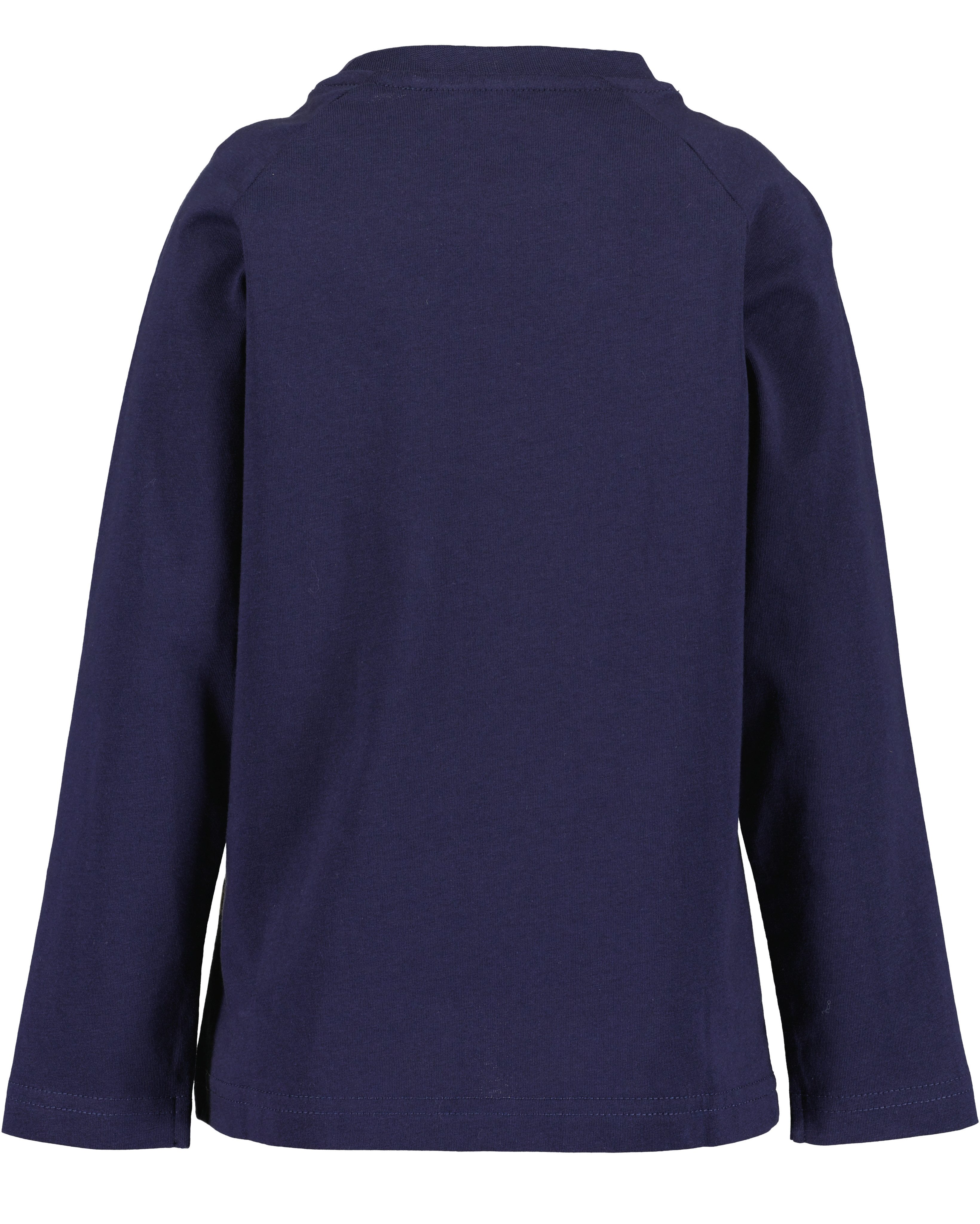 Blue Seven Langarmshirt Baumwolle, reflektierender "Glow-in-the-dark" Print