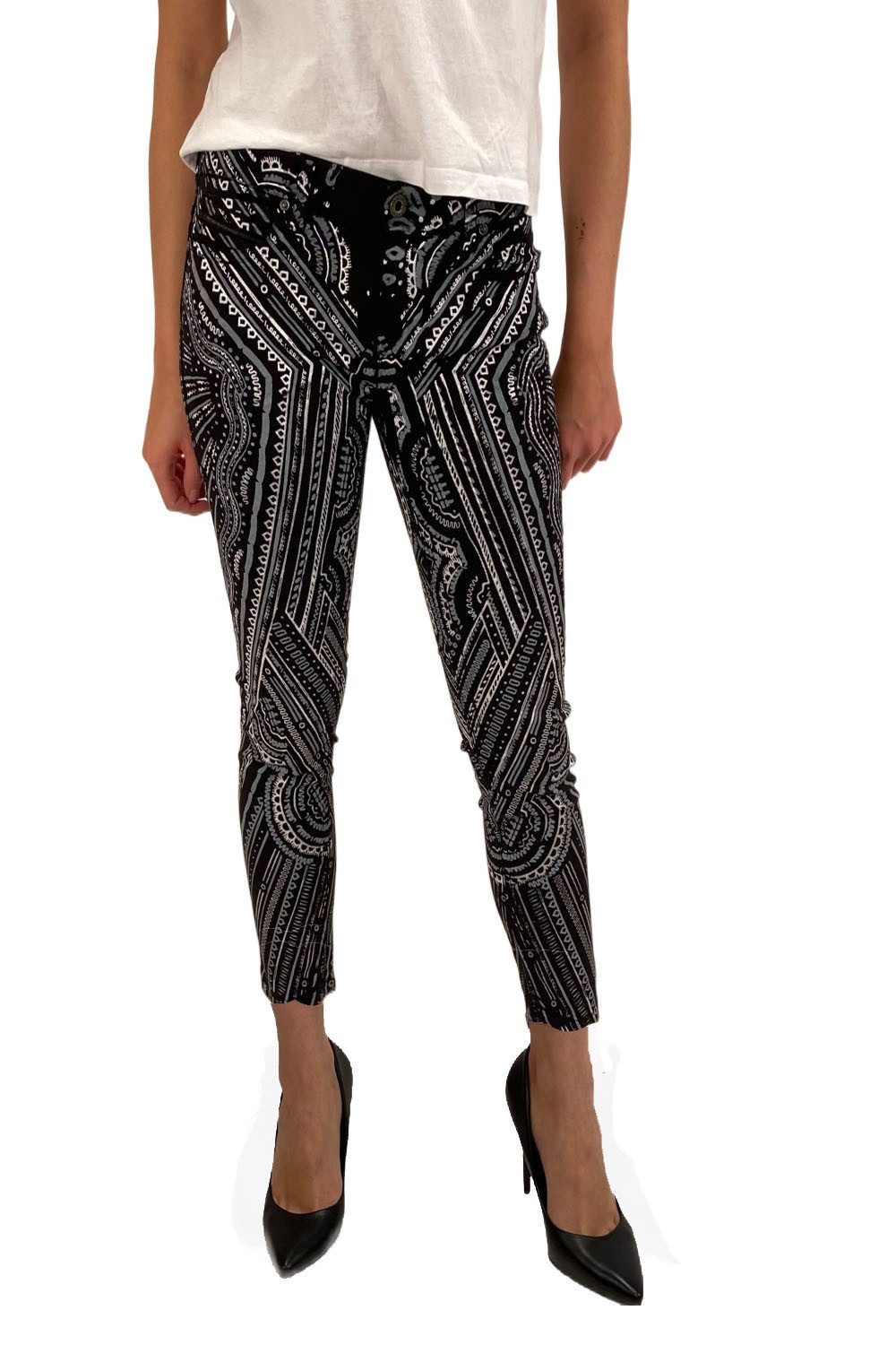 DIESEL BLACK GOLD Skinny-fit-Jeans Diesel Black Gold TYPE-153CROP BG3CJ 900B Damen Джинсы Hose Slim Skinny