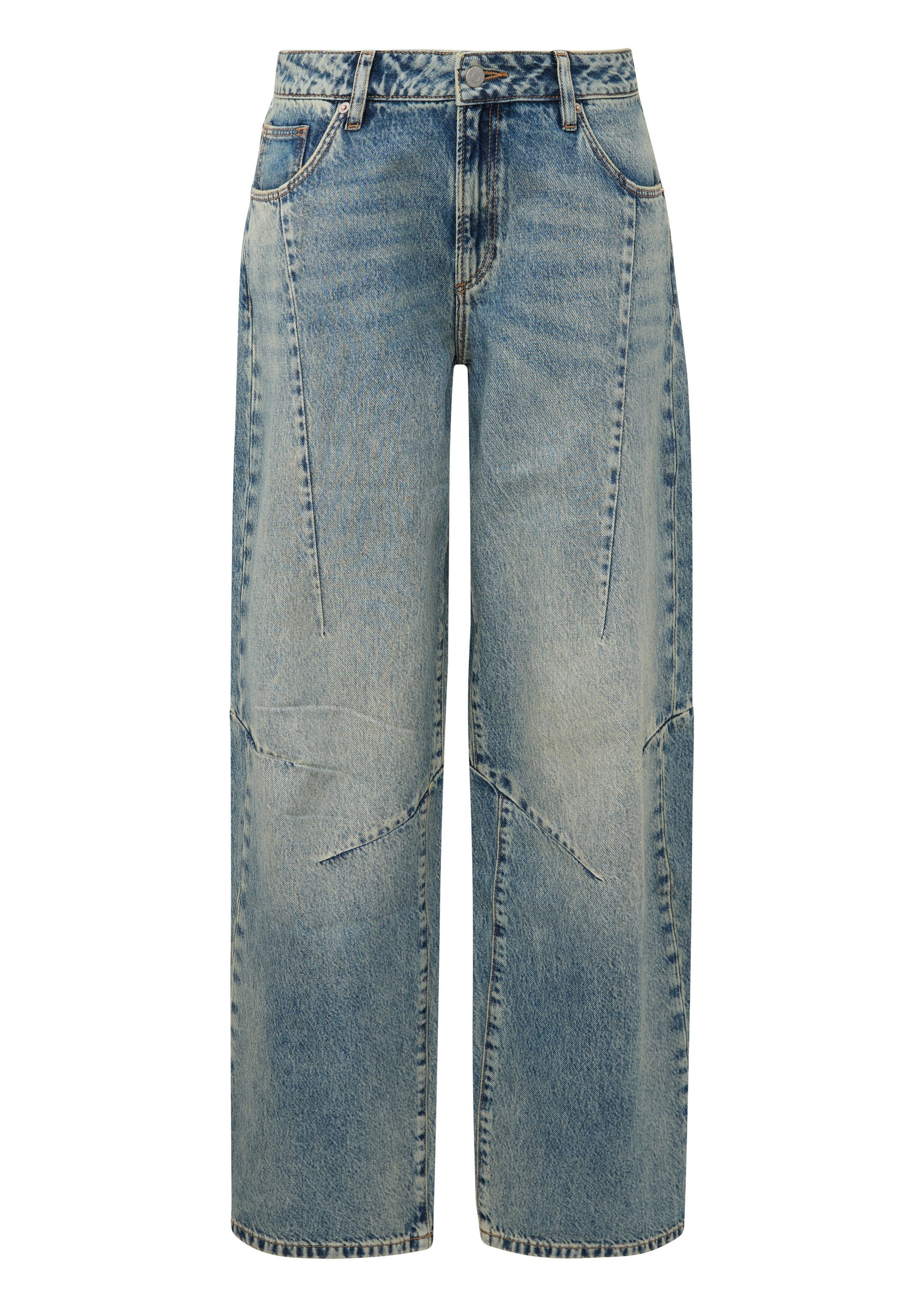 QS Weite Jeans Jeans-Hose Barrel Jeans / Mid Rise / Barrel Leg – Bild 2 von 5