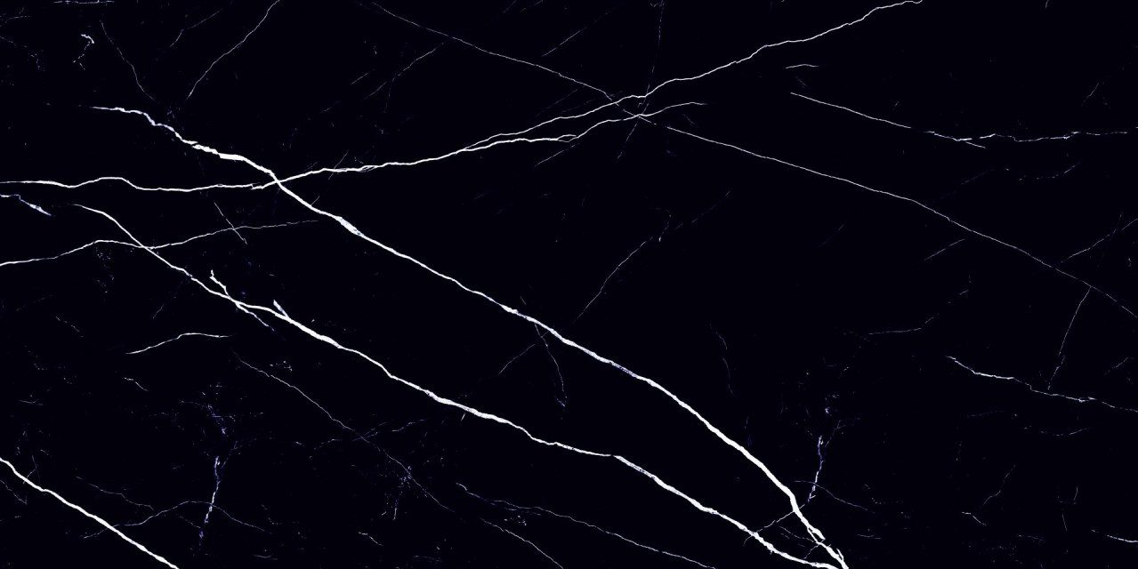 Euro Stone Bodenfliese Bodenfliese Feinsteinzeug Rud Black 60 x 120 cm, Feinsteinzeug, Schwarz