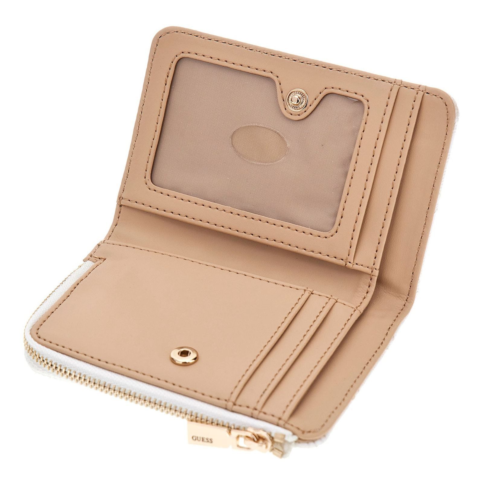Guess Geldbörse Logo Zip Around Card günstig online kaufen