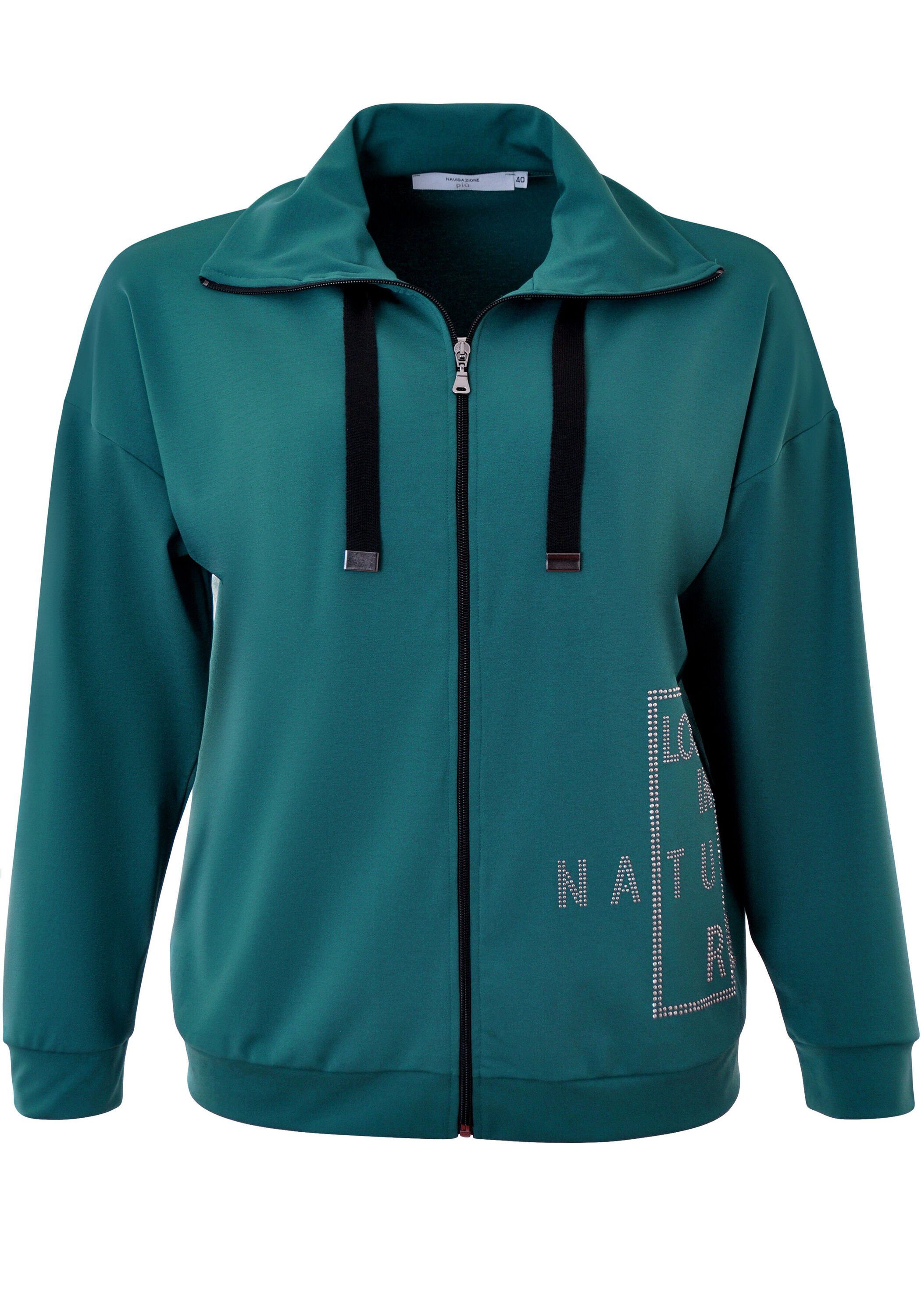 NAVIGAZIONE Sweatjacke Unimuster günstig online kaufen