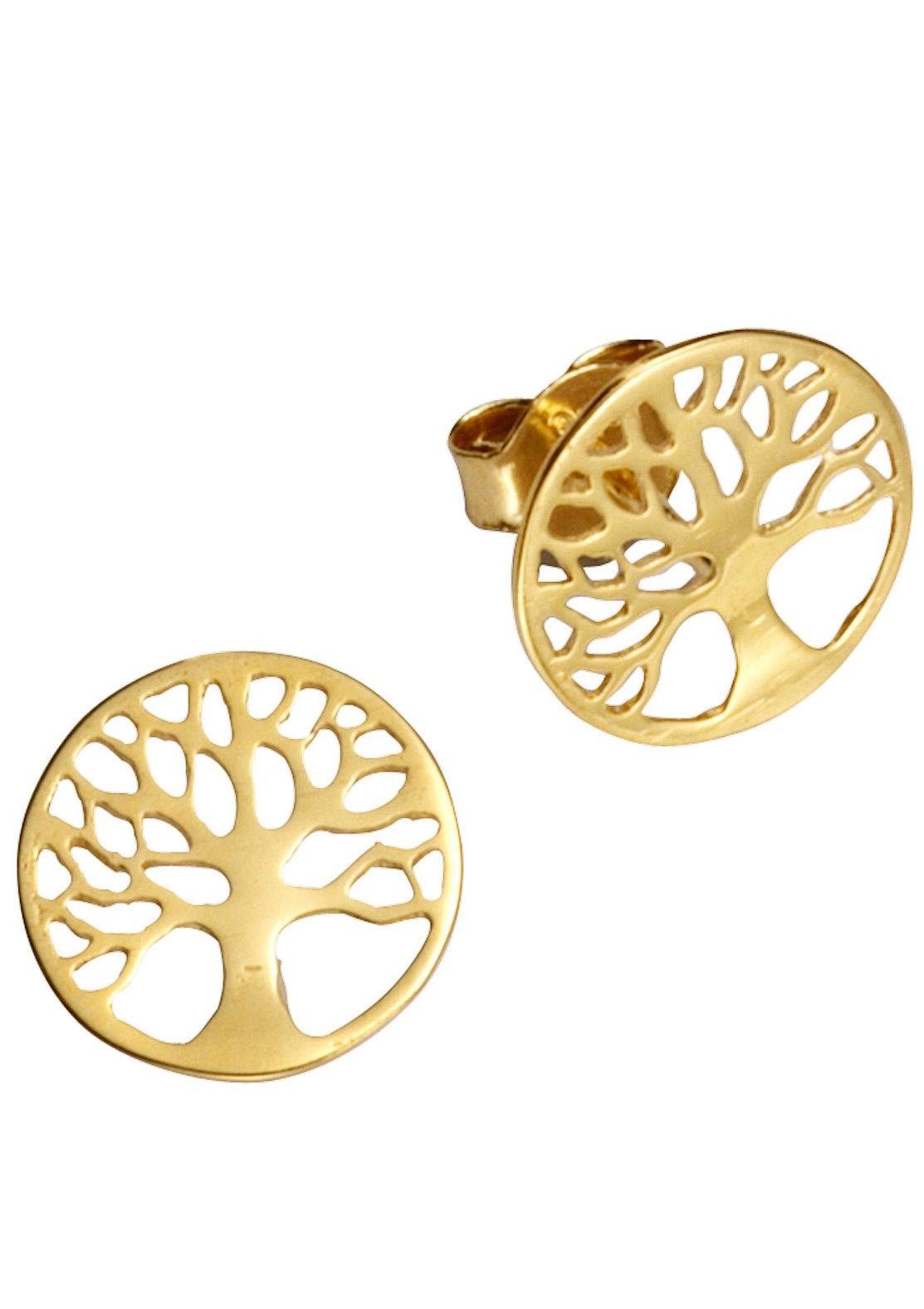 Firetti Paar Ohrstecker Schmuck Geschenk Gold 333 Ohrschmuck Lebensbaum