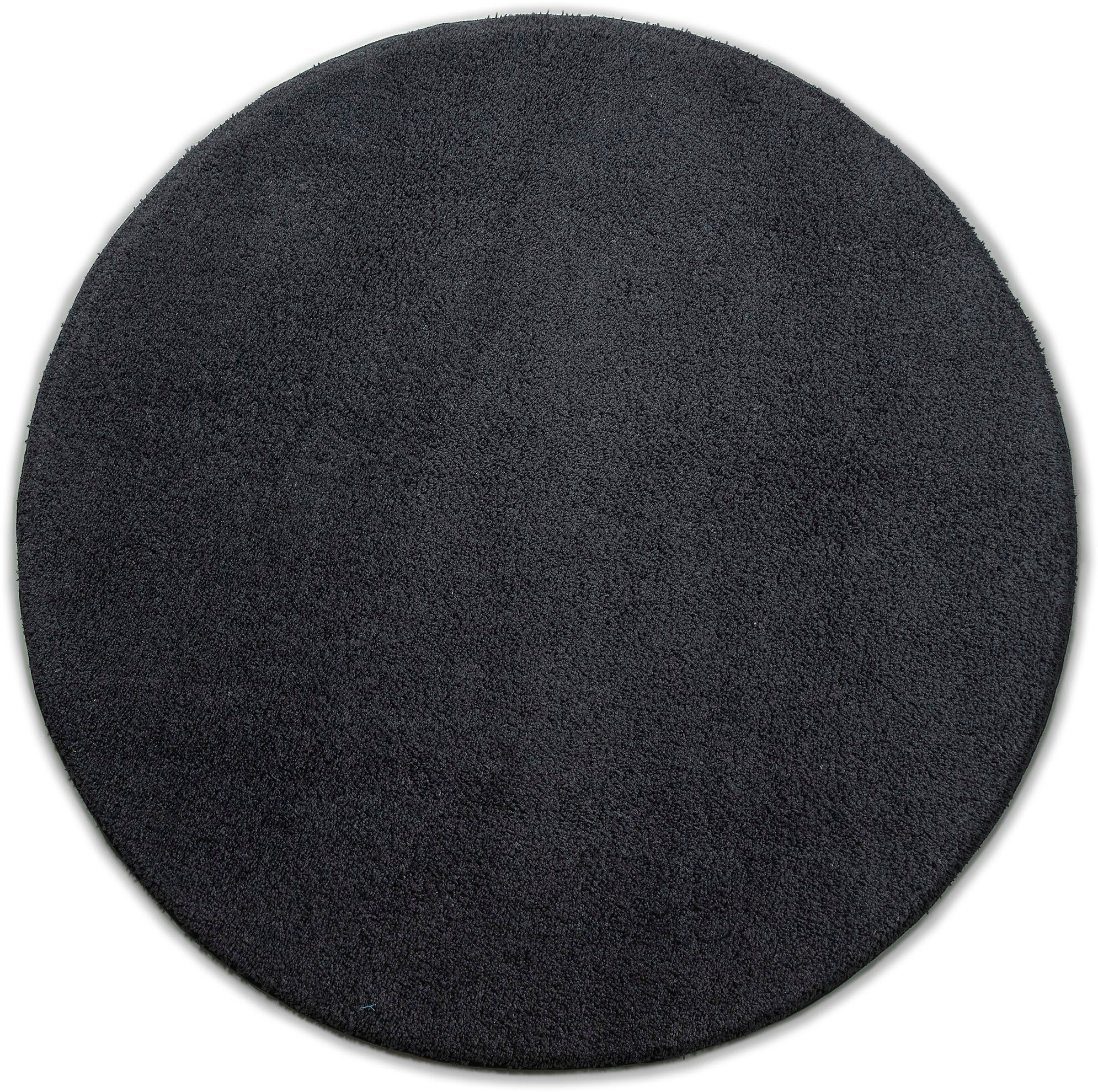 schwarz home, flauschig Höhe: Hochflor-Teppich 31 rund, Mikrofaser, durch my besonders extra Vince, weich mm,