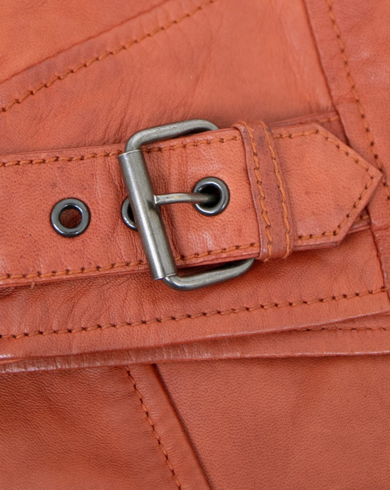 Apple of Eden Lederjacke AOE-118 Apple of Eden - Damen Lederjacke Kruzjacke Lammnappa burned orange