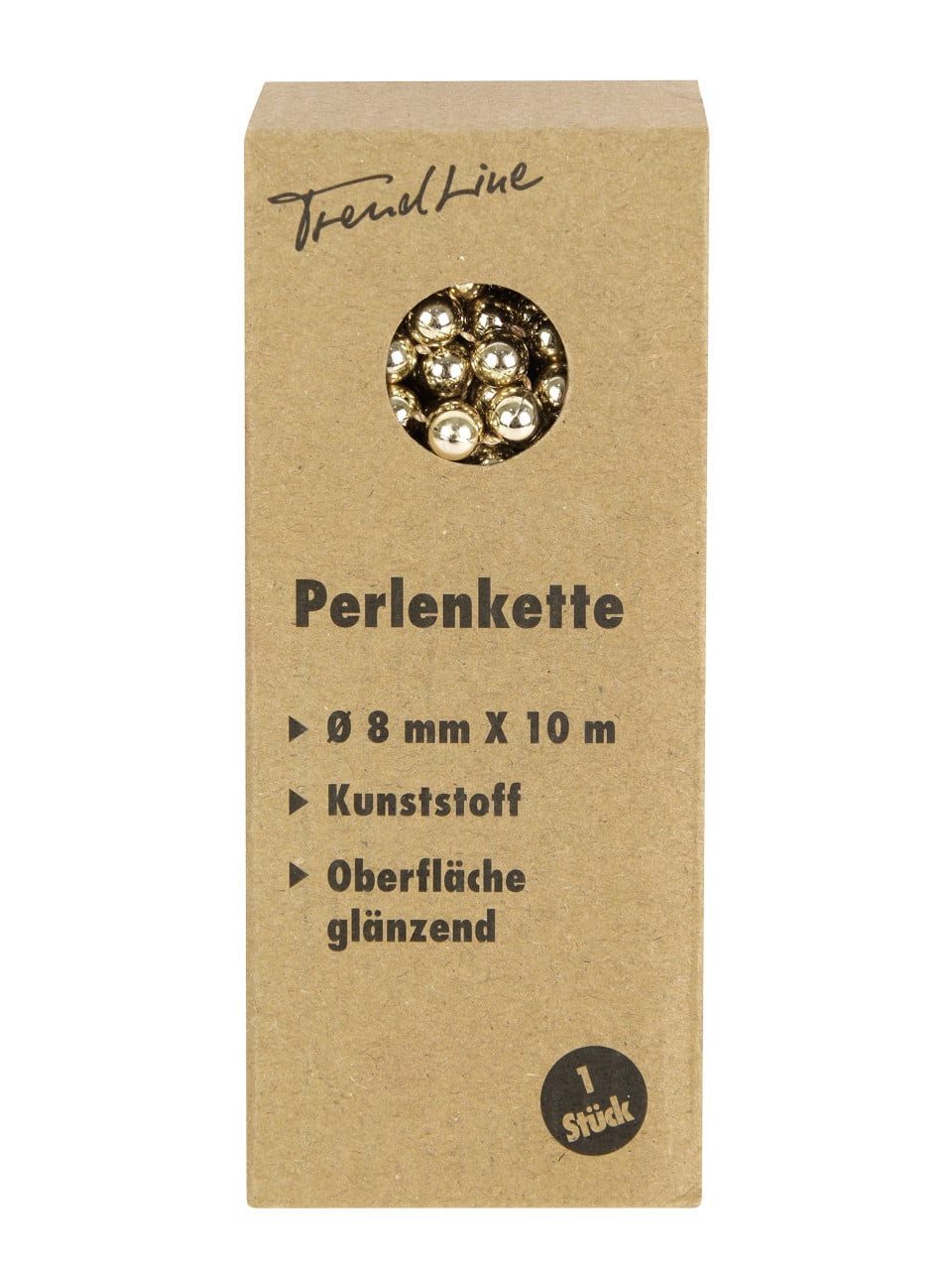 Trend Line Christbaumschmuck TrendLine Perlenkette bruchfest, langlebig 10 m