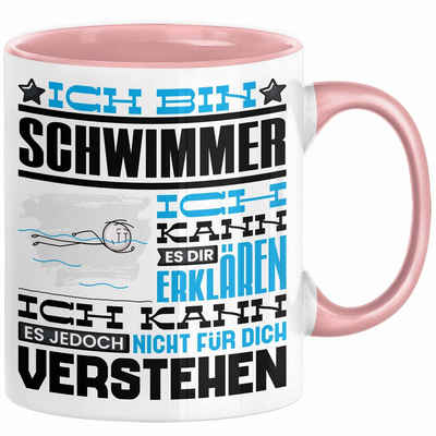 Trendation Tasse Schwimmer Geschenk Kaffee-Tasse Geschenkidee für Schwimmer Ich Bin Sch