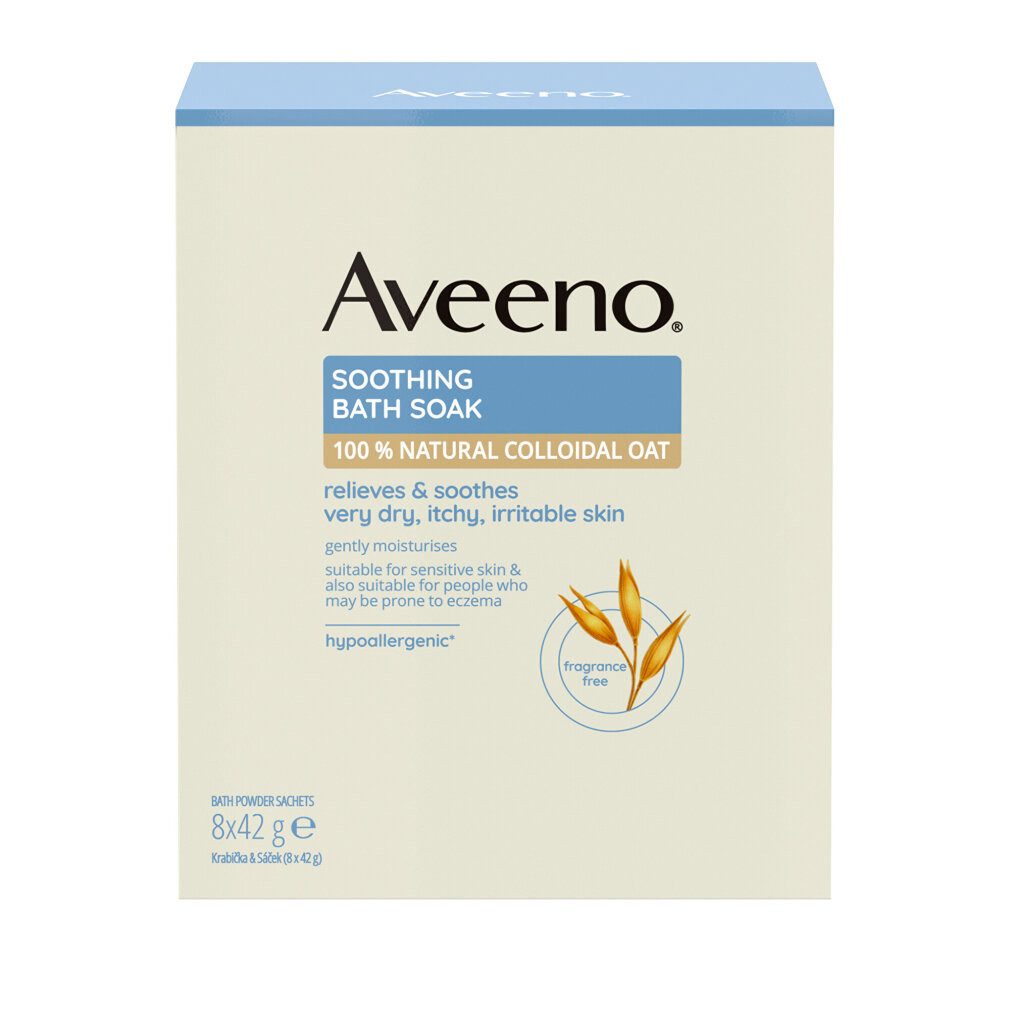 Aveeno Уход за волосами-Set ® Zklid?ující ovesná koupel, 8 sá?k? 8x42 g