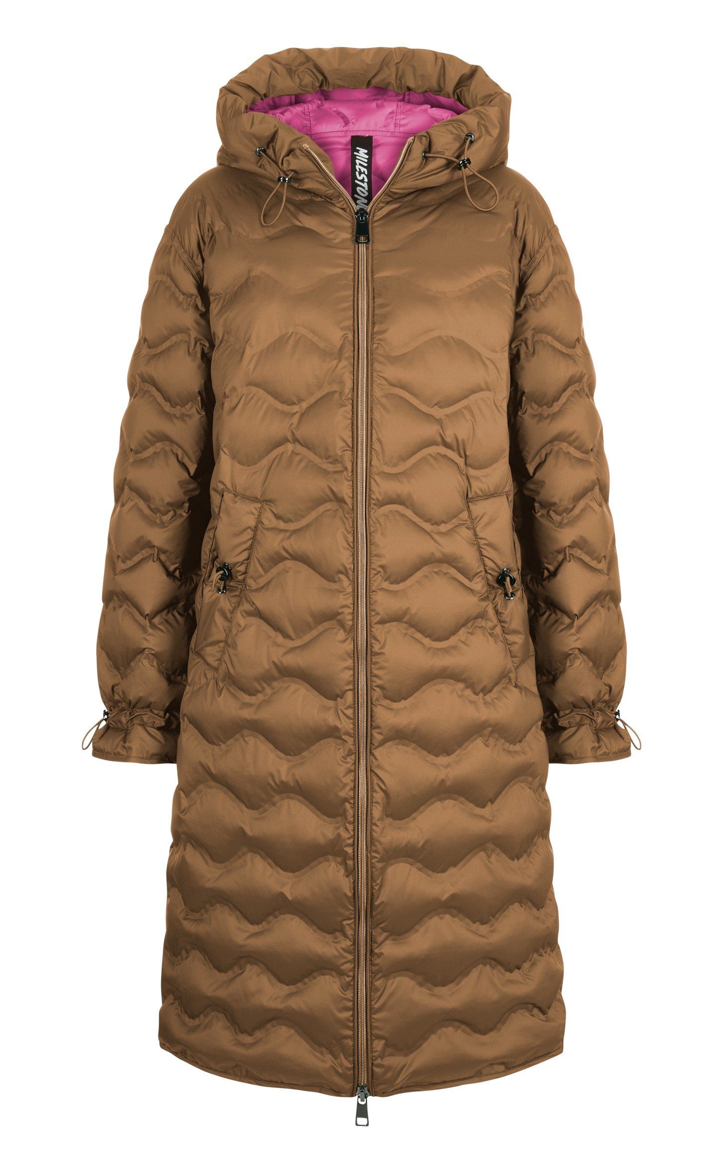 Milestone Daunenmantel MSLemongrass mit Kapuze und Zwei-Wege-Reißverschluss günstig online kaufen