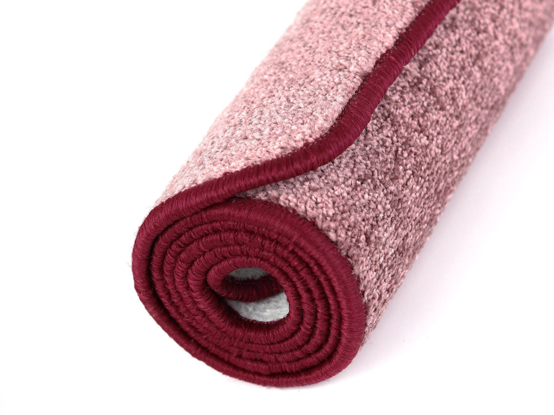 Primaflor-Ideen in Textil Läufer MANILA, Made in Netherlands, rechteckig, Höhe: 10 mm, Kurzflor, Uni Farben, ideal im Wohnzimmer & Schlafzimmer