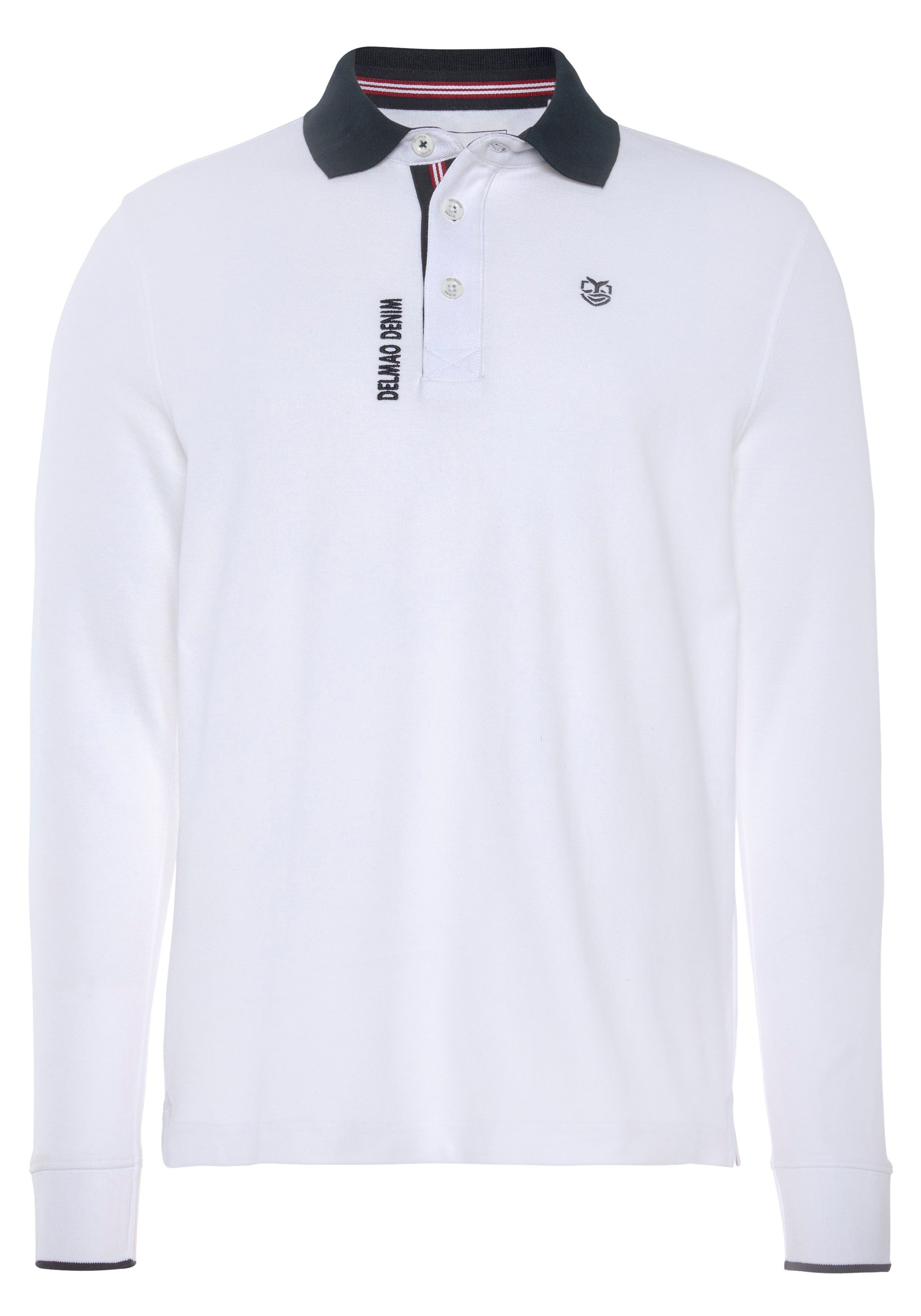 Langarm-Poloshirt