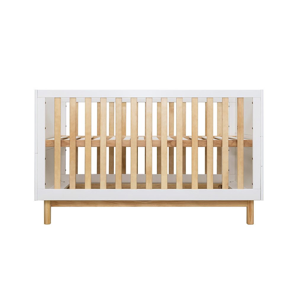 HOME DELUXE Kinderbett COCO - 72 × 140 × 84 cm, höhenverstellbar, entnehmbaren Stangen, Mitwachsendes Babybett
