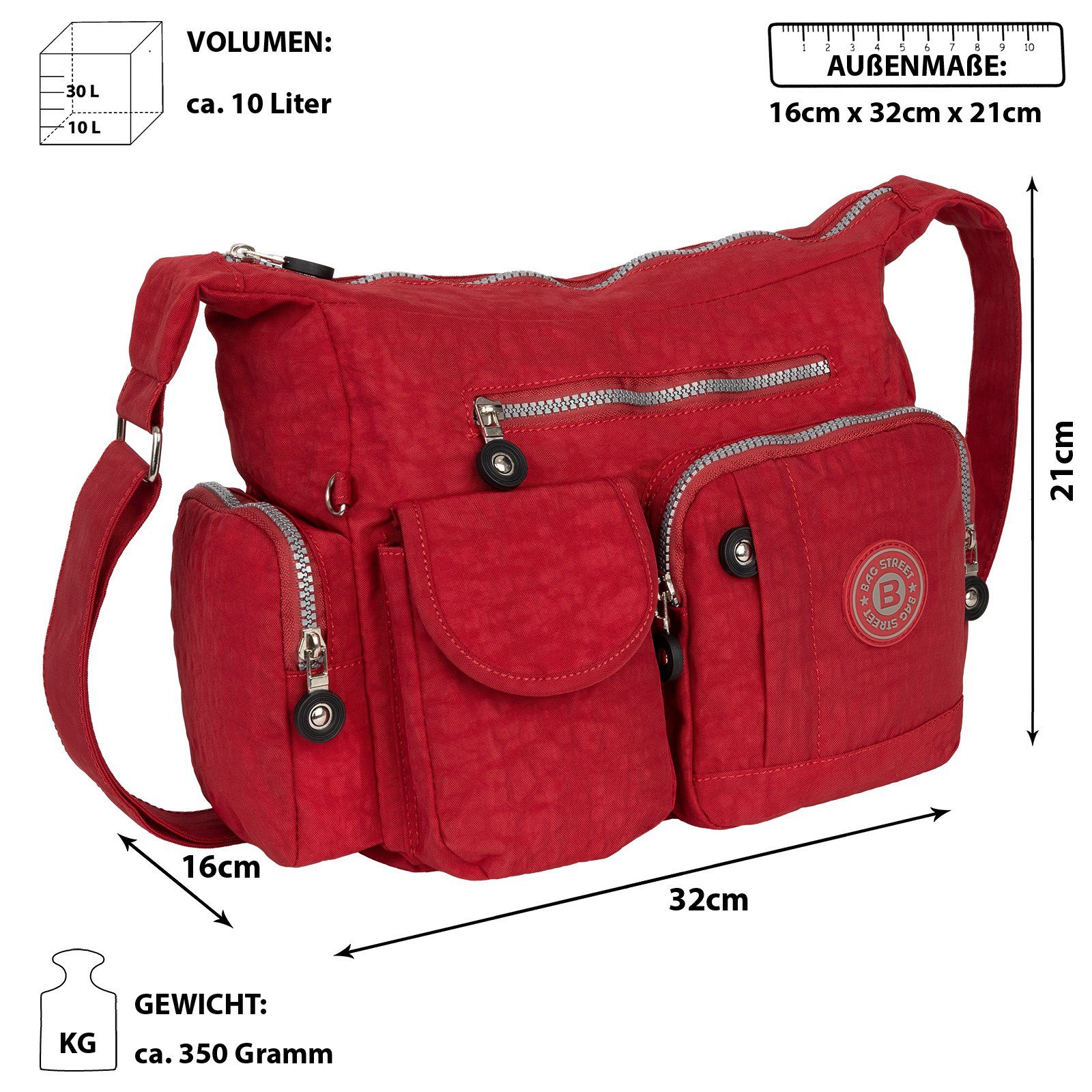 BAG STREET Umhängetasche Damentasche Umhängetasche Handtasche Schultertasch günstig online kaufen