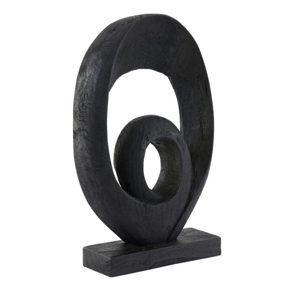 Light & Living Tierfigur Ornament RANDA von Light & Living 30x9x46cm Skulptur Holz Matt Schwarz