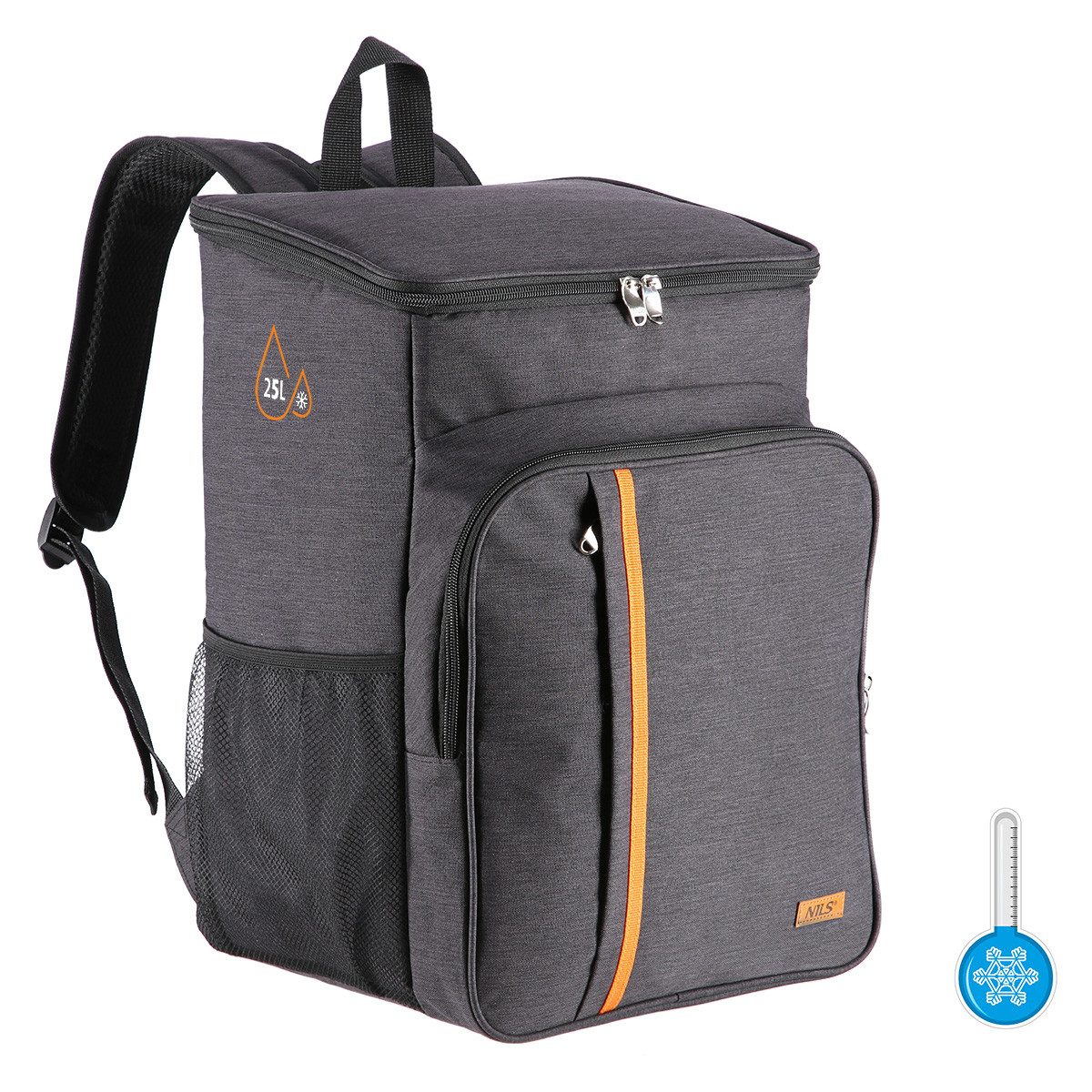 NILS CAMP Kühltasche NC3140 Rucksack mit Schulterriemen und Frontfächern