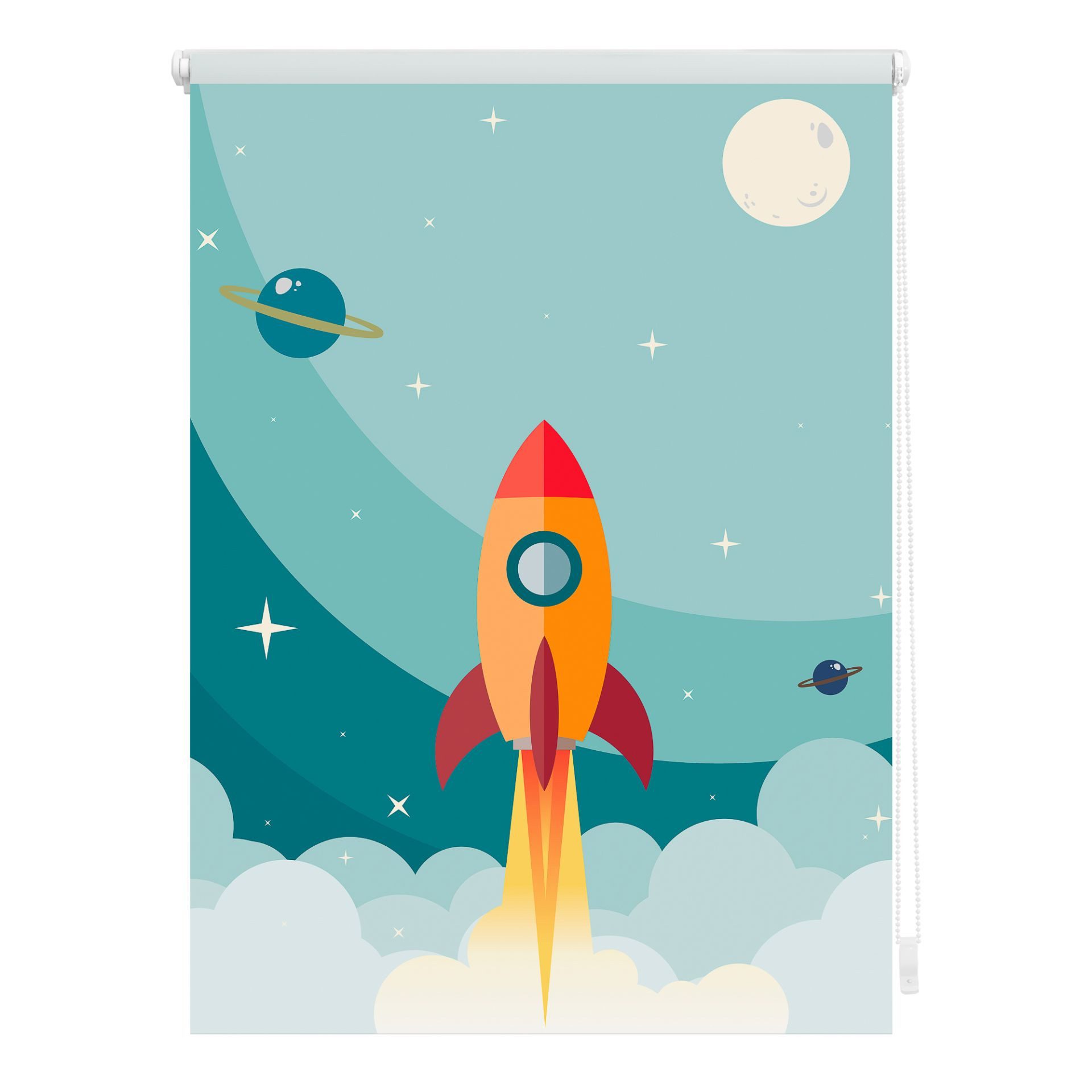 Rollo Klemmfix, ohne Bohren, LICHTBLICK ORIGINAL, blickdicht, mit Bohren/ohne Bohren, freihängend, Klemm- oder Schraubmontage