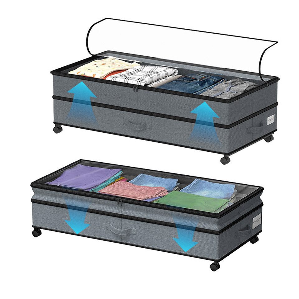 Coonoor Aufbewahrungsbox Aufbewahrungsboxen mit Rädern für unterm Bett, Unt günstig online kaufen