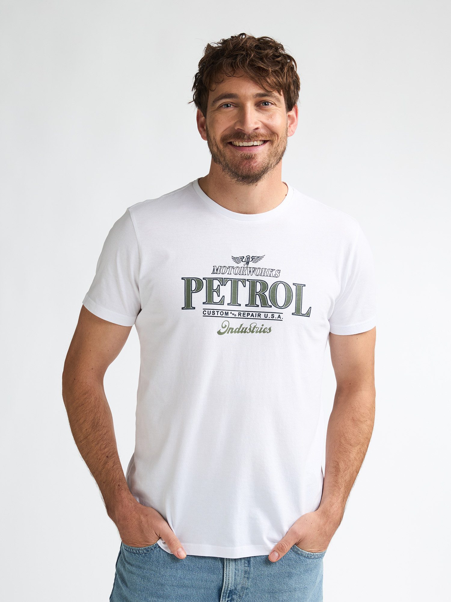 Petrol Industries T-Shirt Astro Bedrucktes Jersey