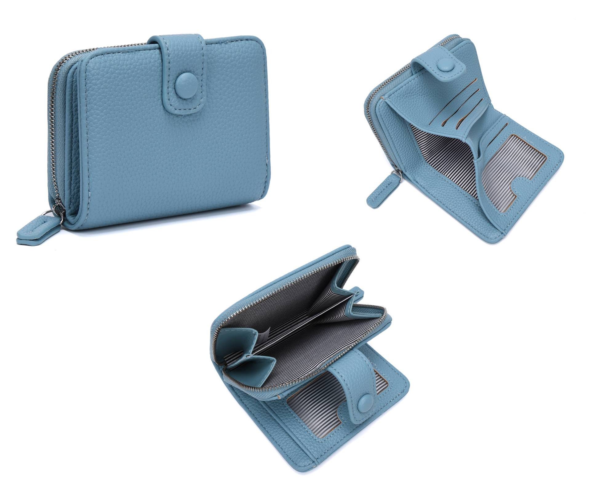 ITALYSHOP24 Geldbörse Damen Kreditkartenetui Brieftasche Portemonnaie günstig online kaufen