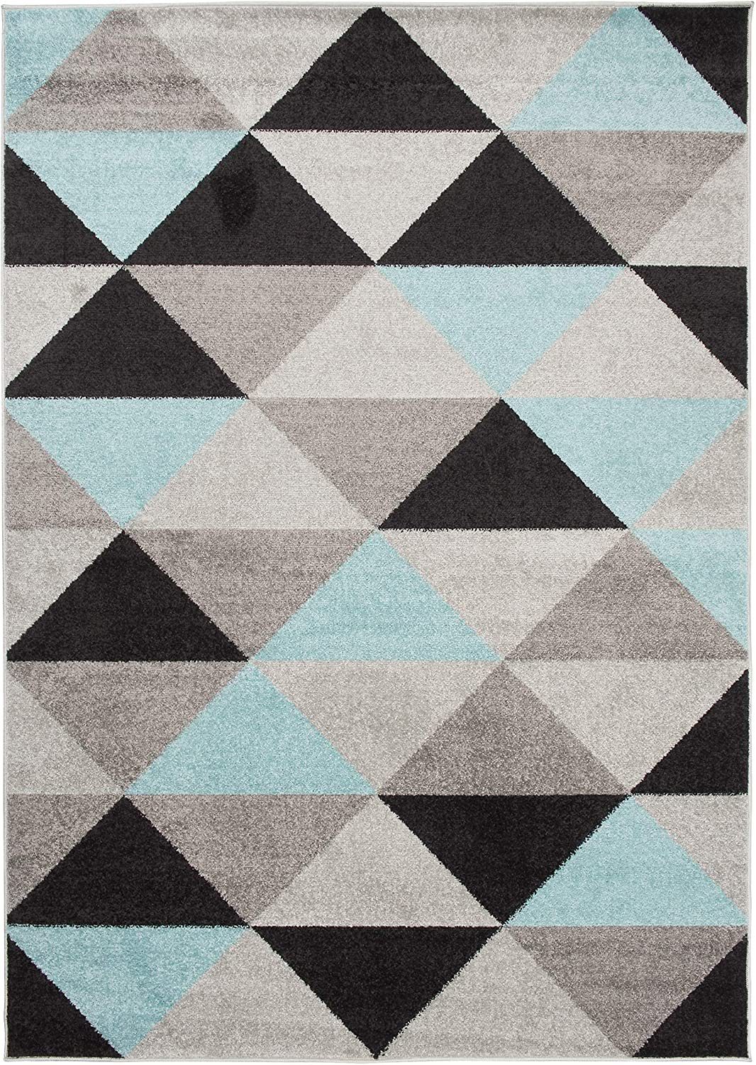 Mazovia Teppich LAZUR_Geometric, 120x170, Geometrisch, Modern, Kurzflor, Ge günstig online kaufen