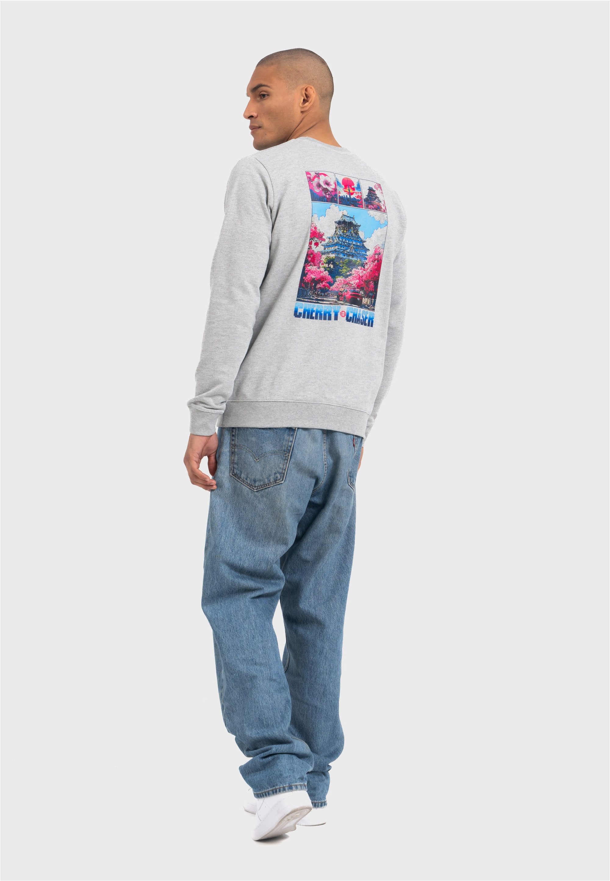 Oldskull Sweatshirt Retro Cherry Chaser Logo Graphic im zeitlosen Retro-Des günstig online kaufen