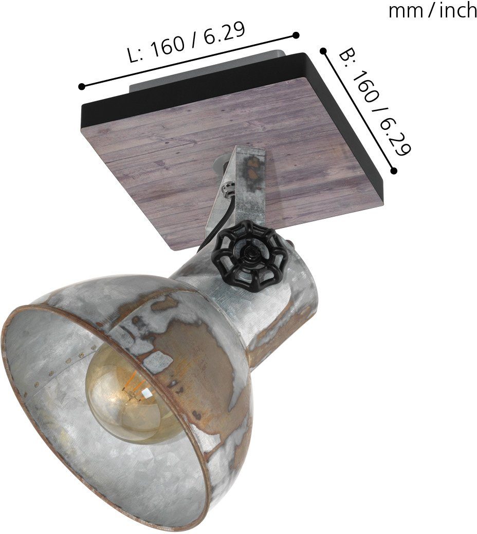 EGLO Wandstrahler ohne Leuchtmittel BARNSTAPLE