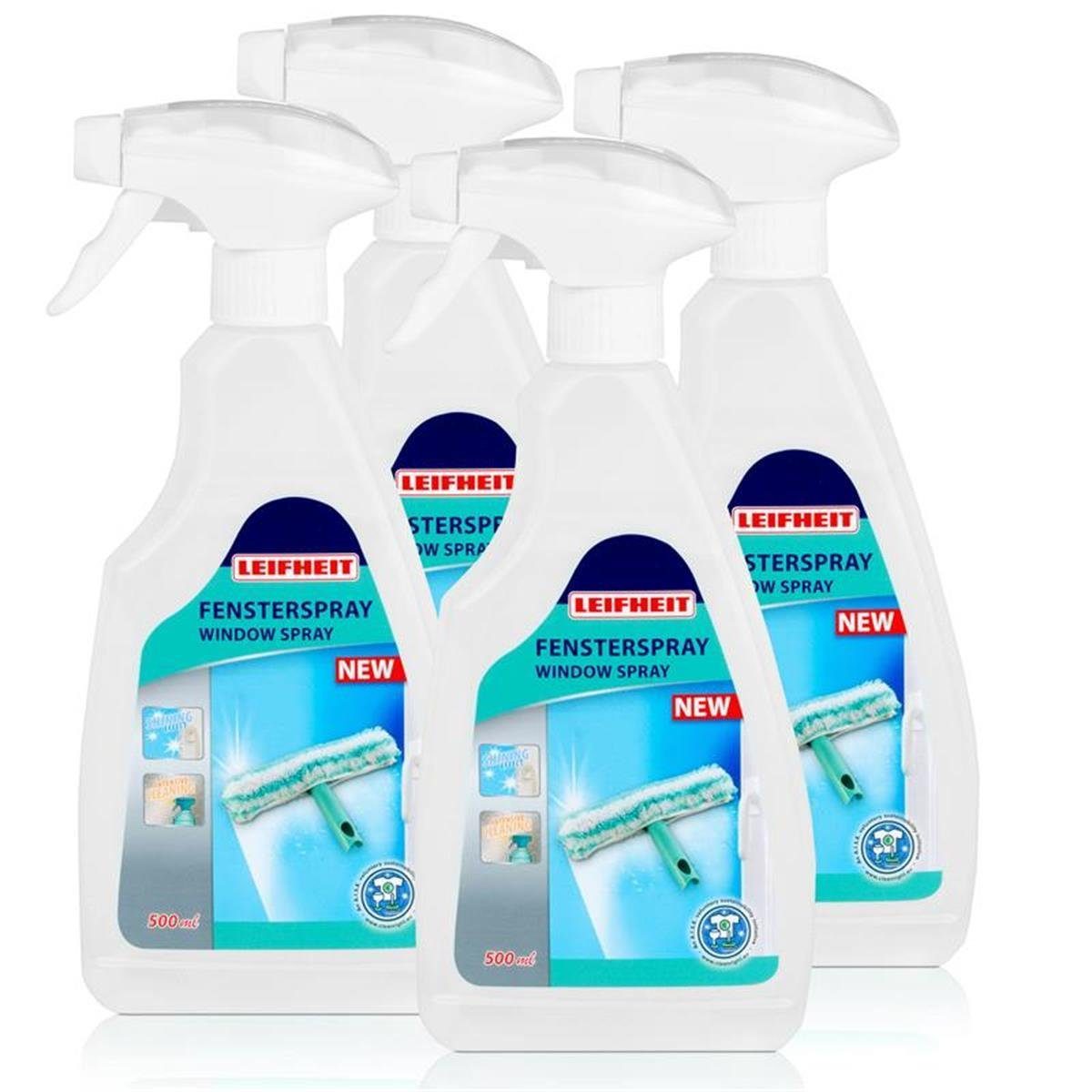Leifheit Leifheit Fensterspray 500ml - Für die streifenfreie Reinigung (4er Pac Стеклоочиститель