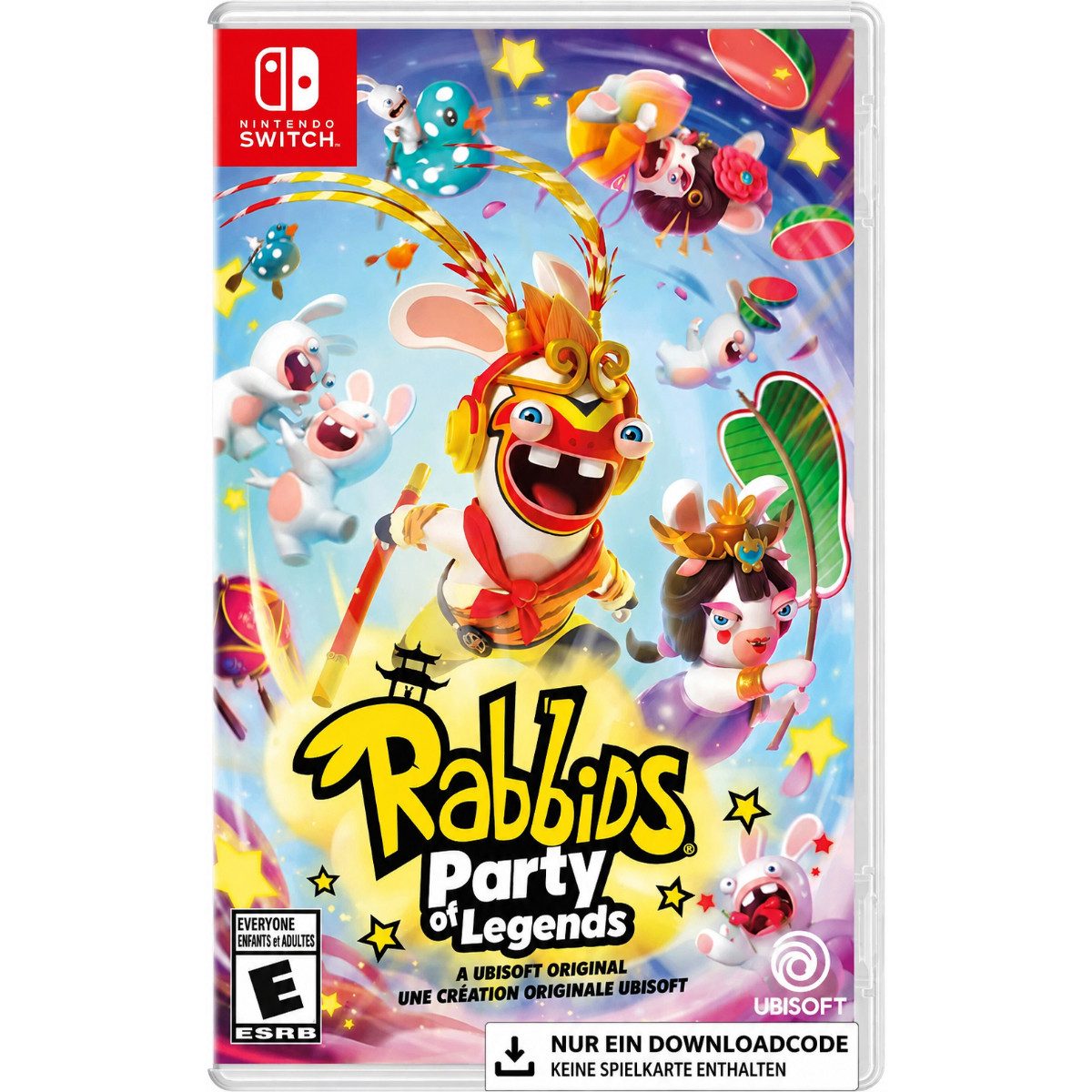 Nintendo Switch Spiel Rabbids: Party of Legends - Nintendo Switch, Enthält nur Downloadcode