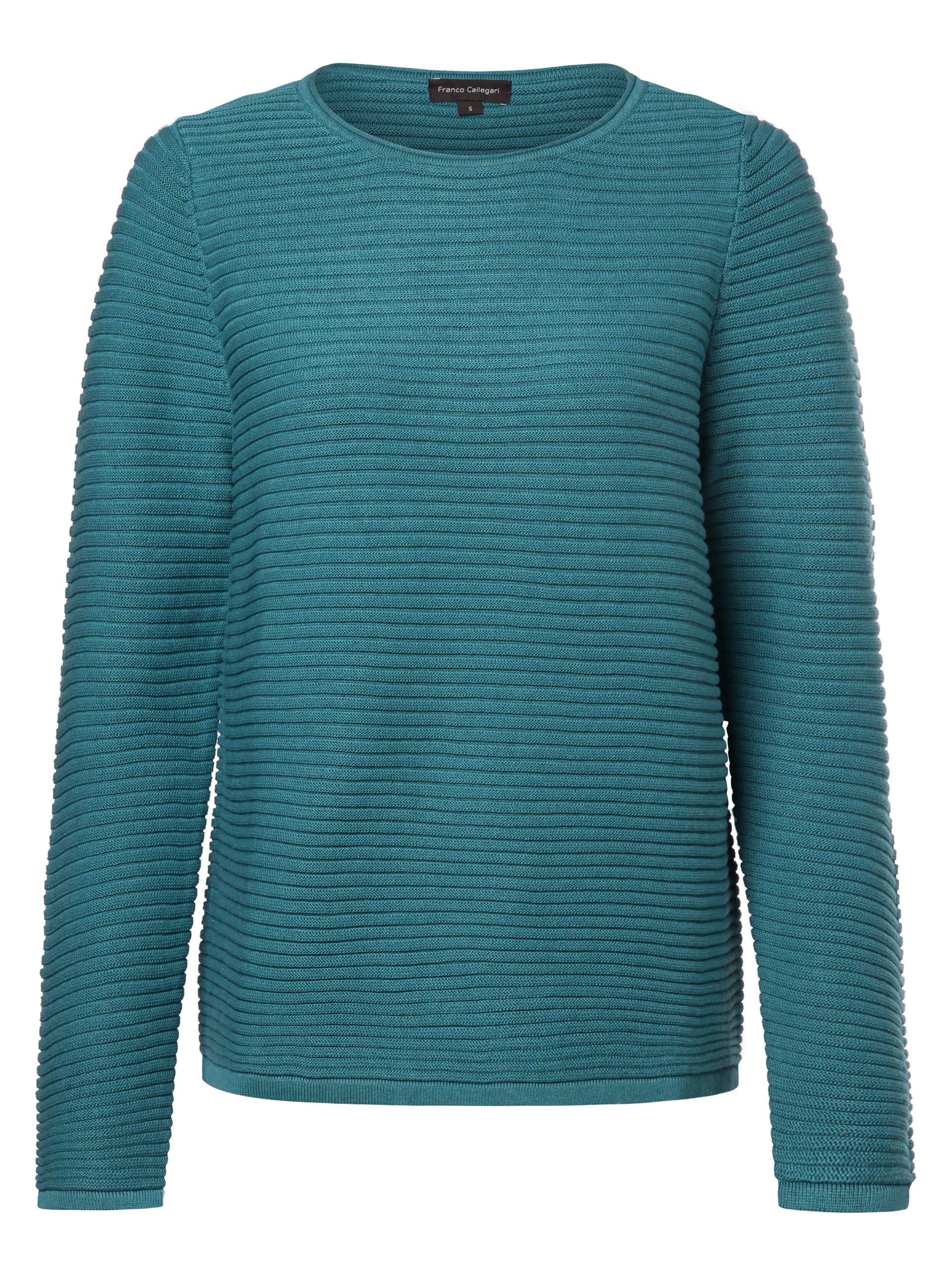 Franco Callegari Strickpullover petrol