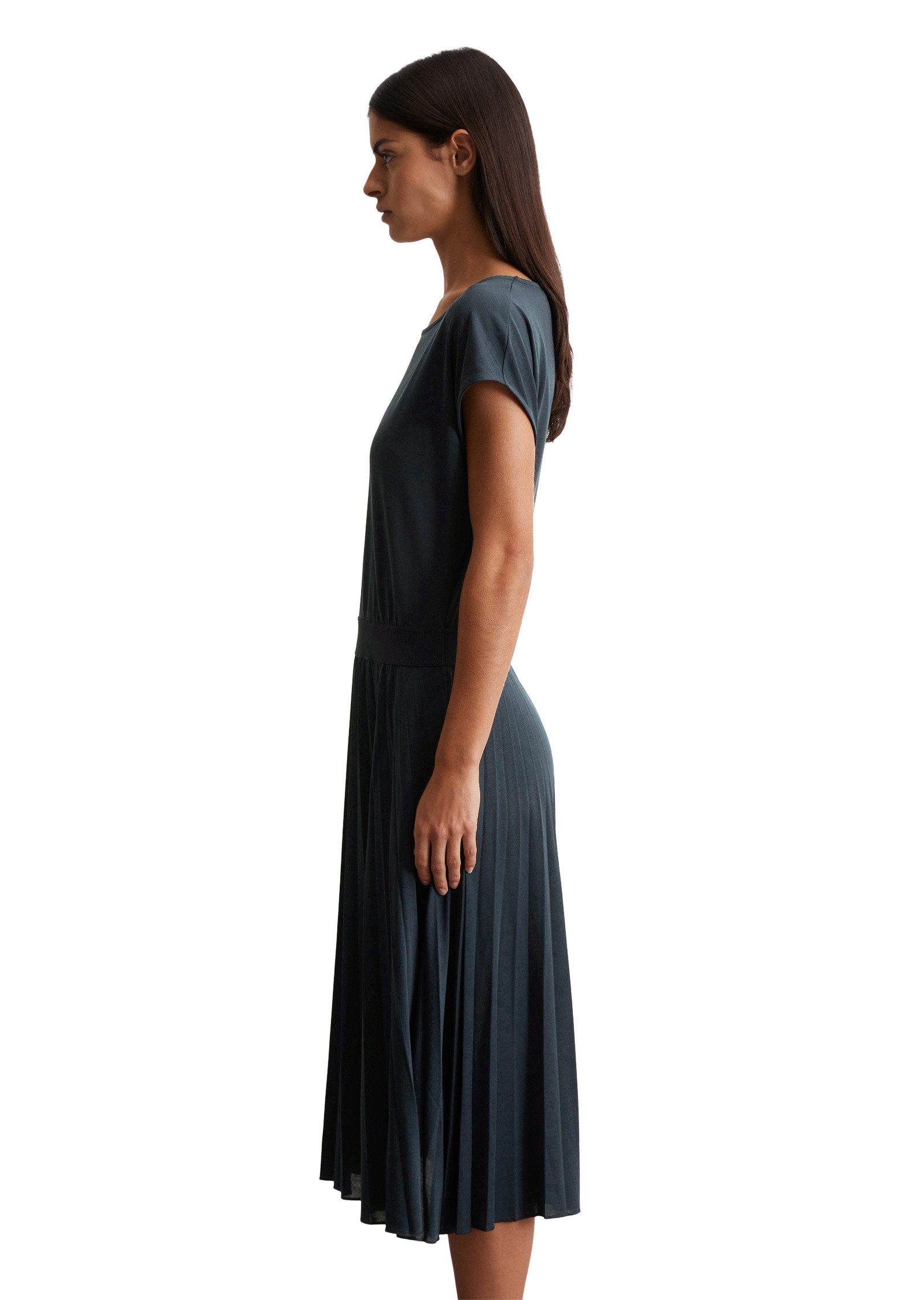 Marc O'Polo Jerseykleid und plissiertem Rock günstig online kaufen