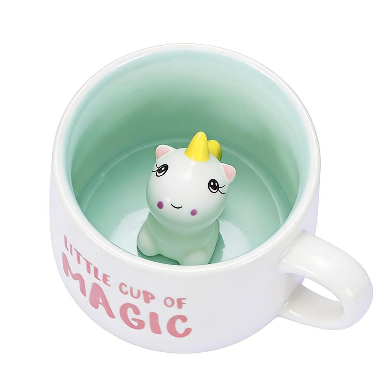 LuxusKollektion Tasse Einhorn Tasse personalisierbar 120z Keramik, Keramik