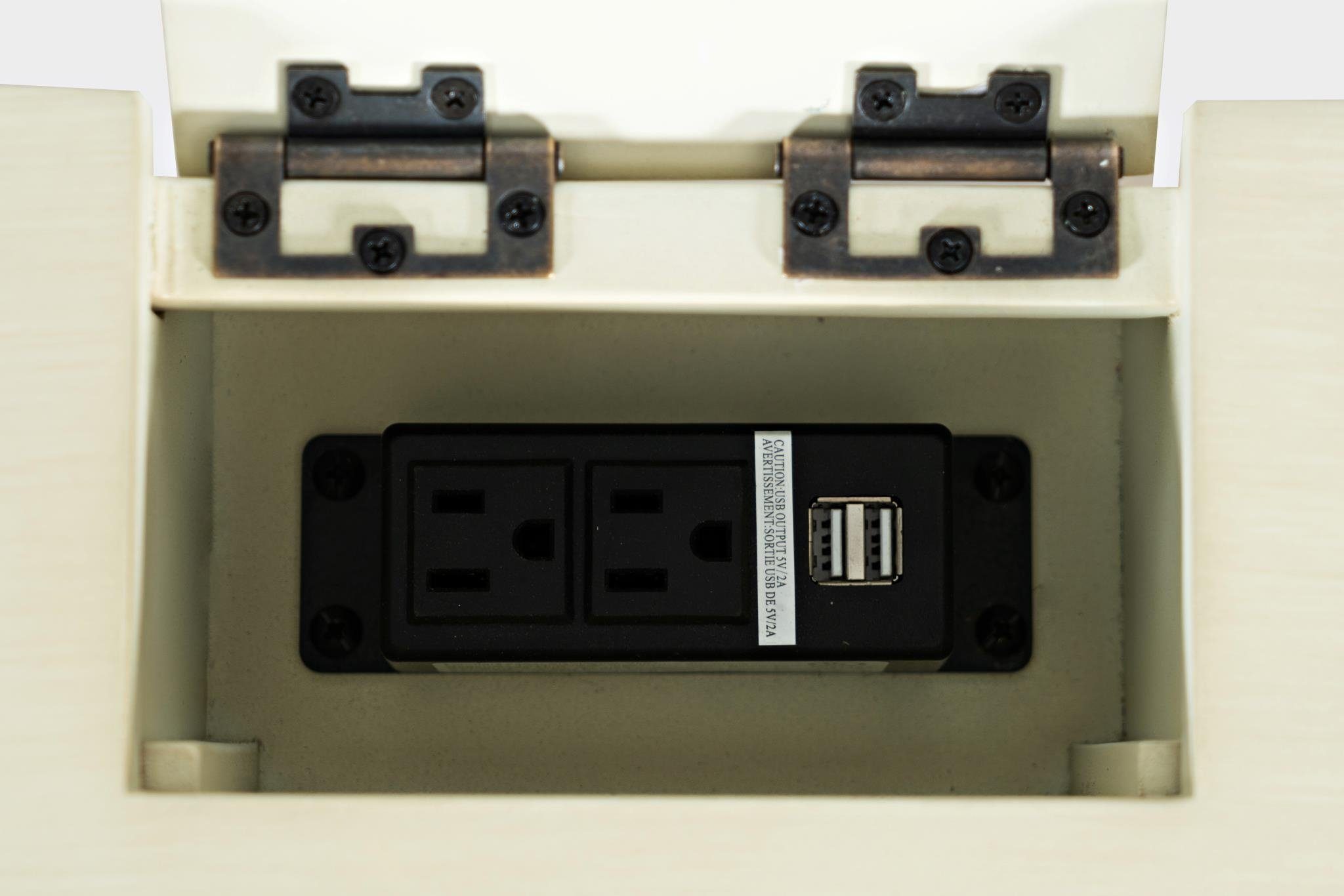 Livin Hill Steckdose USB Avola, Schreibtisch und Eingebaute