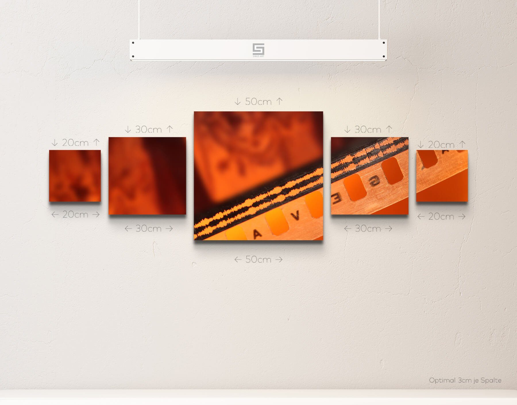 Sinus Art Leinwandbild Retro  Filmstreifen günstig online kaufen