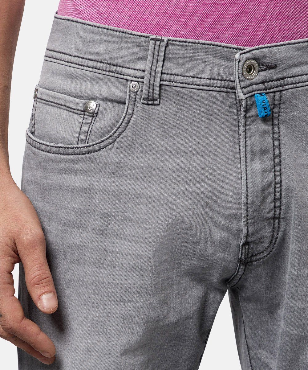 Futureflex Used Fit Jeans Cardin Tapered Cotton 5-Pocket-Jeans Pierre Lyon Buffies Grey Organic
