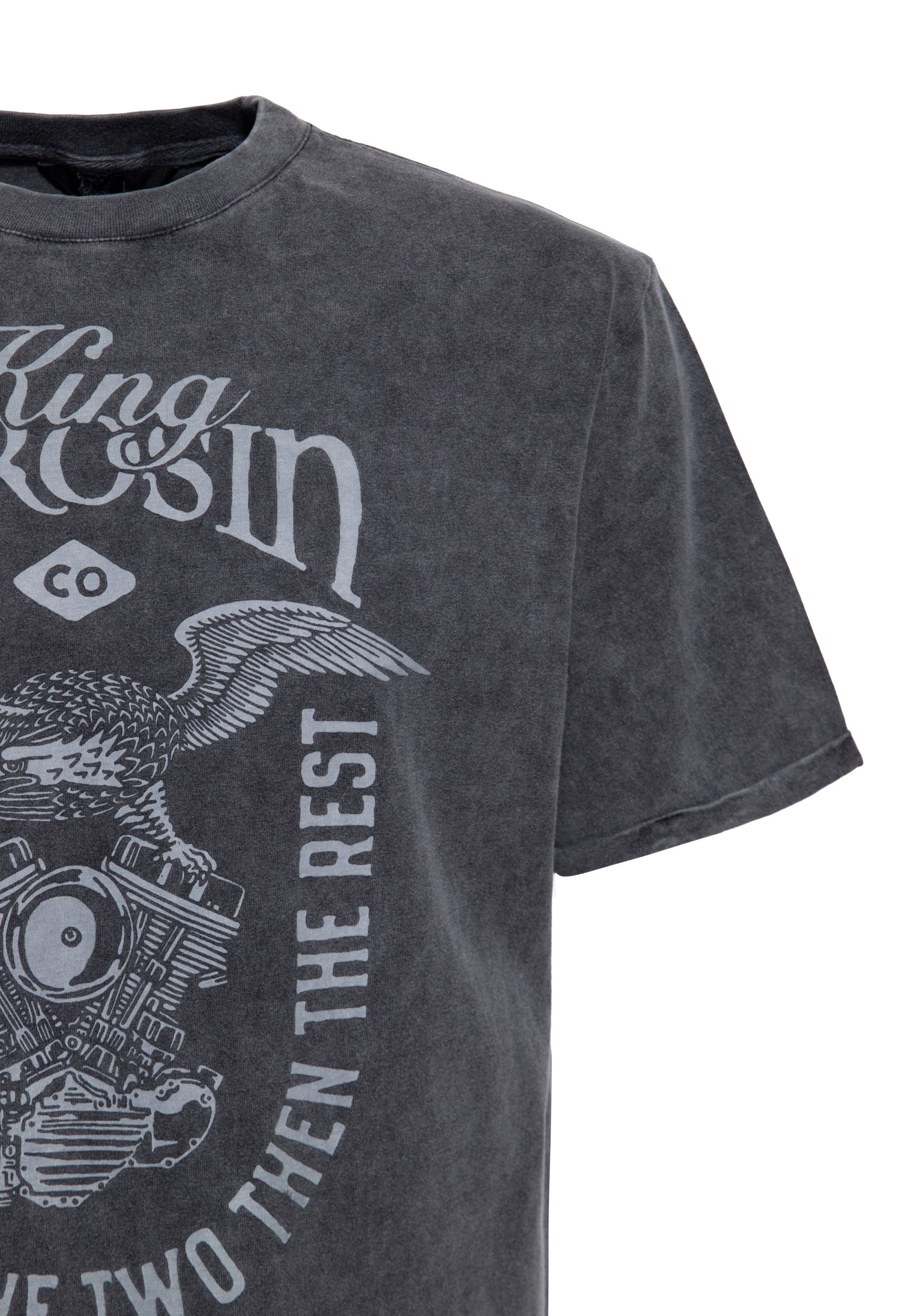 KingKerosin Print-Shirt (1-tlg) mit besonderem Frontprint