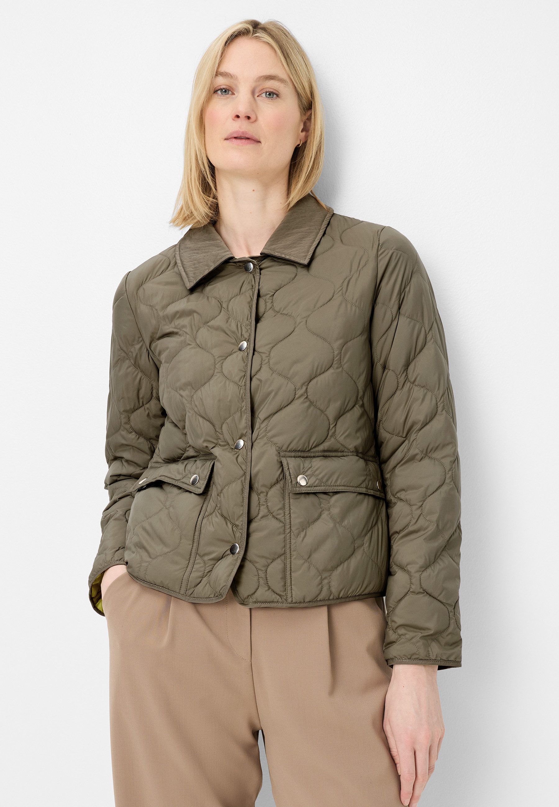 Fuchs Schmitt Steppjacke modische Steppung, Regular Fit, große Taschen mit Druckknöpfen